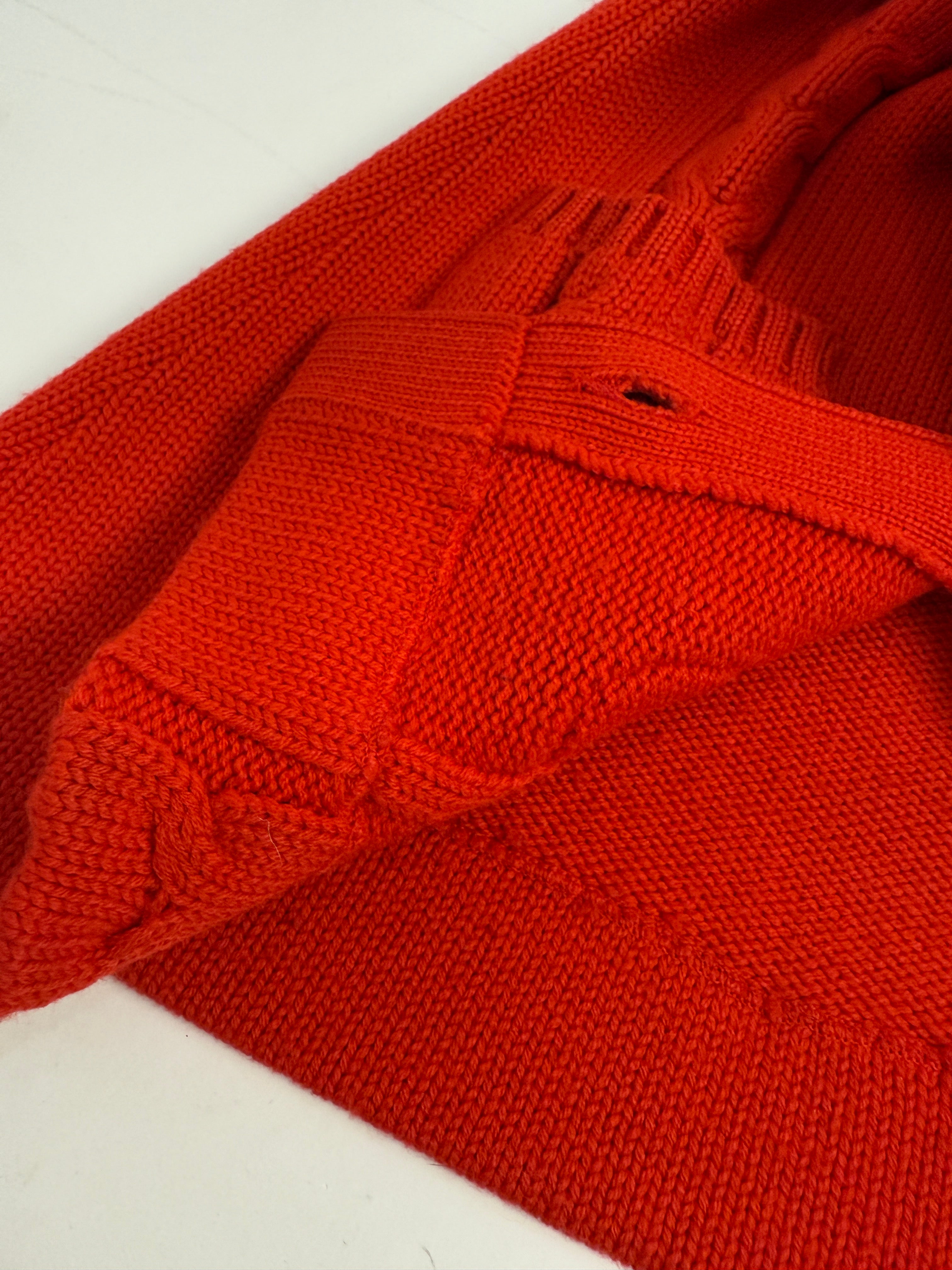 Cardigan in pura lana anni '70