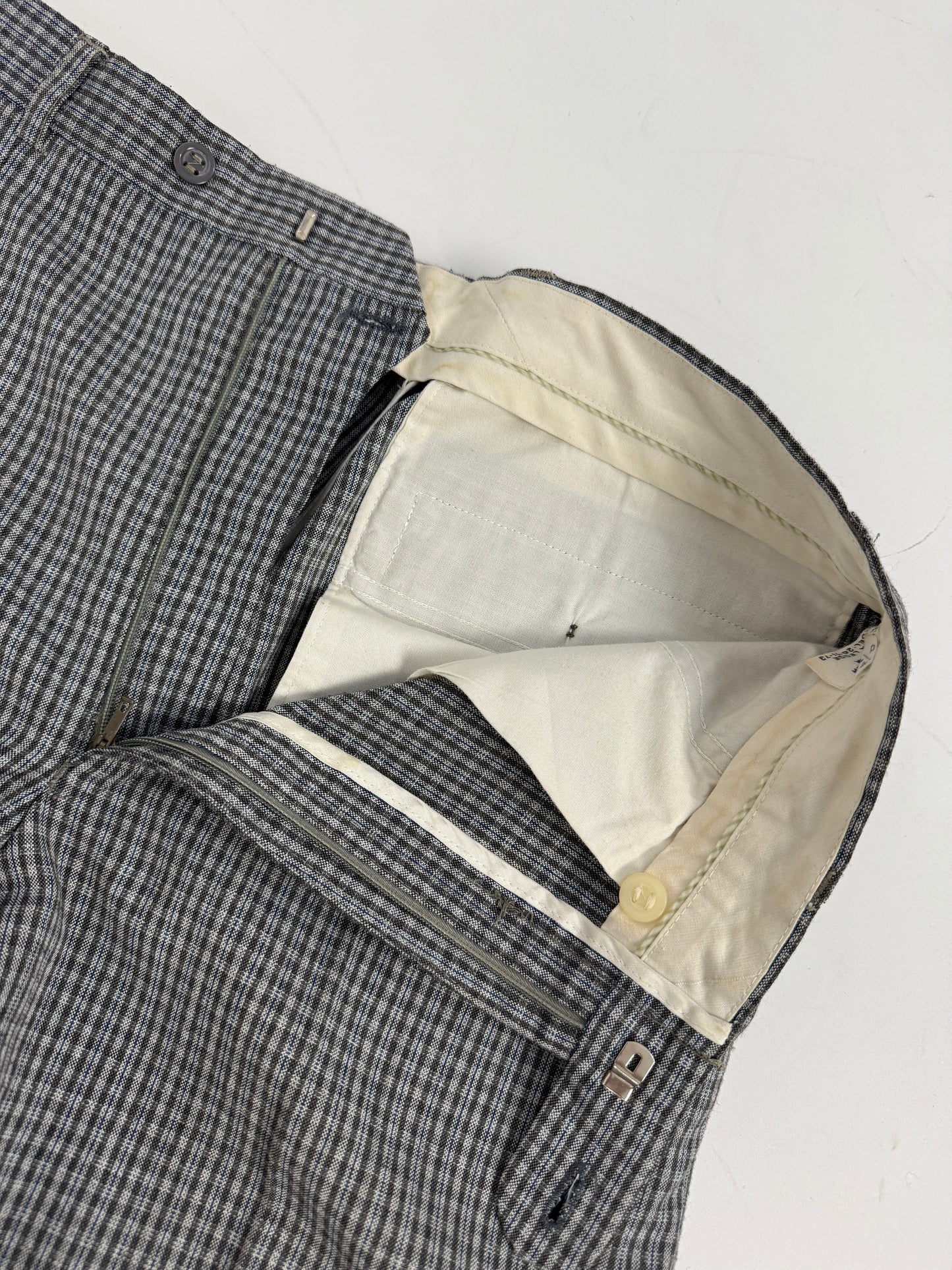 Pantaloni a quadretti anni '70