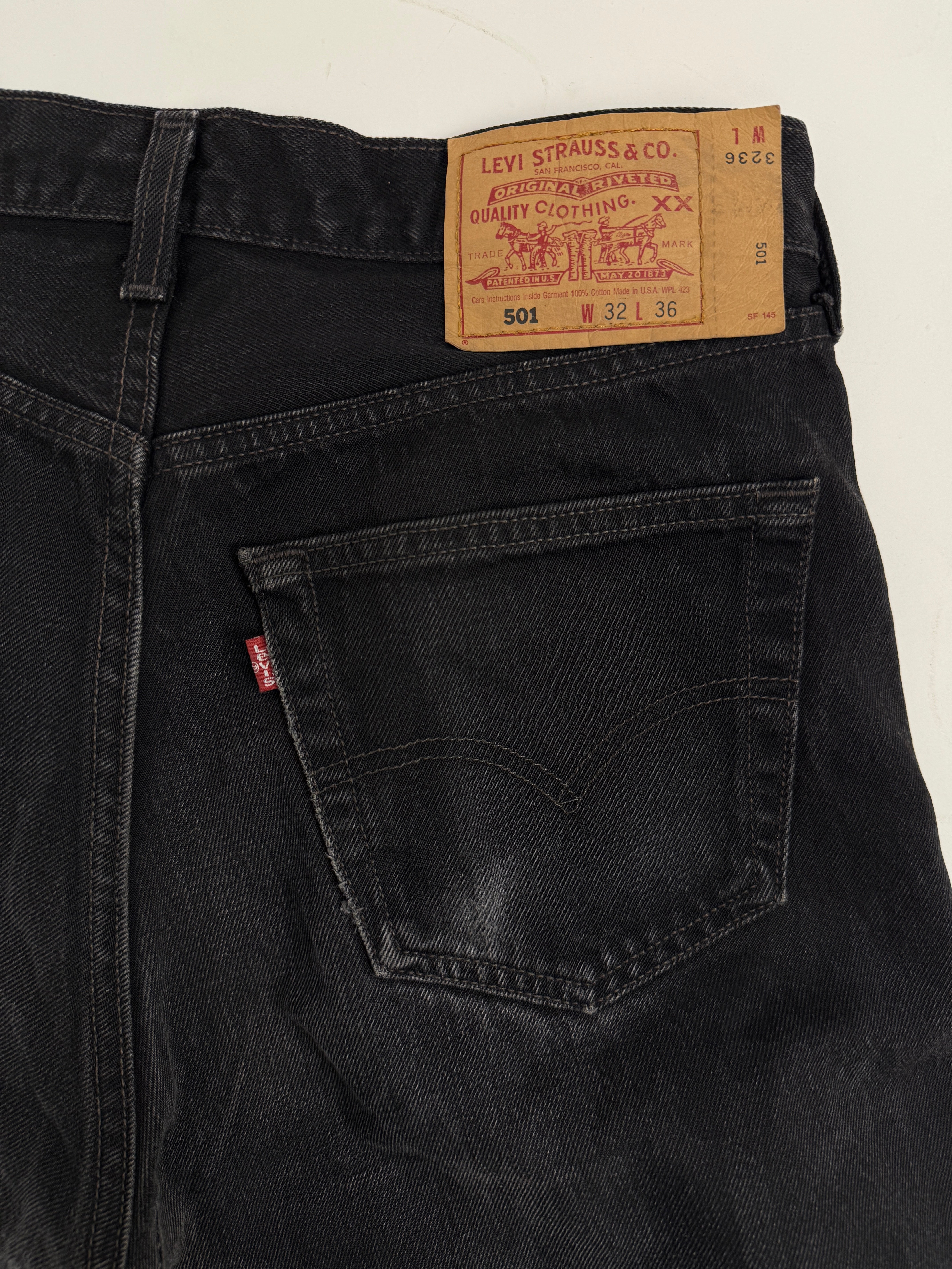 levis-jeans-501-W32-L36-usa-black