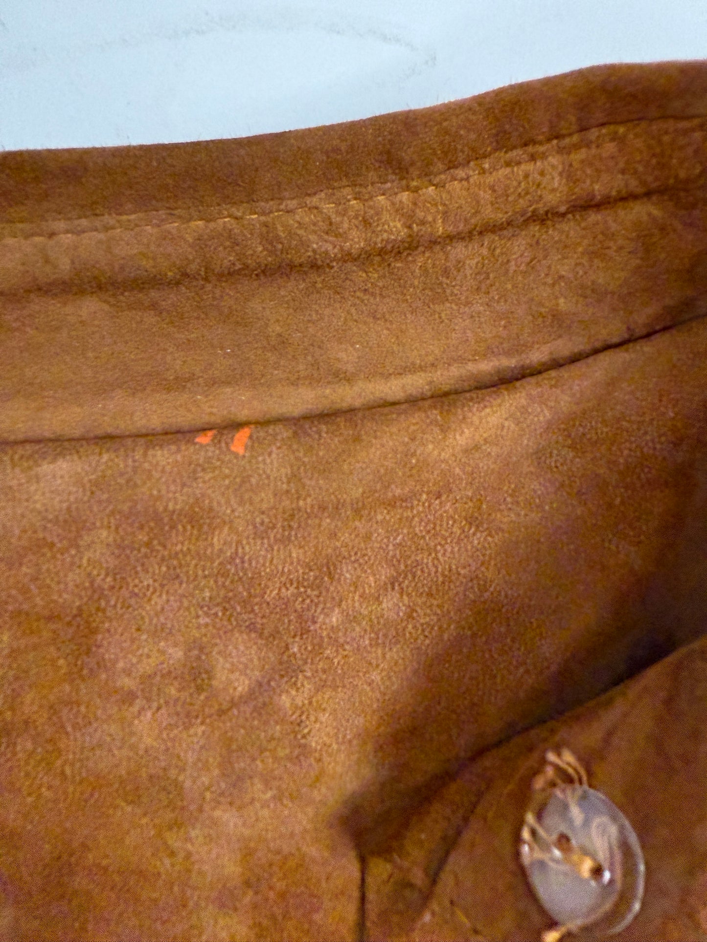 Camicia in camoscio vintage