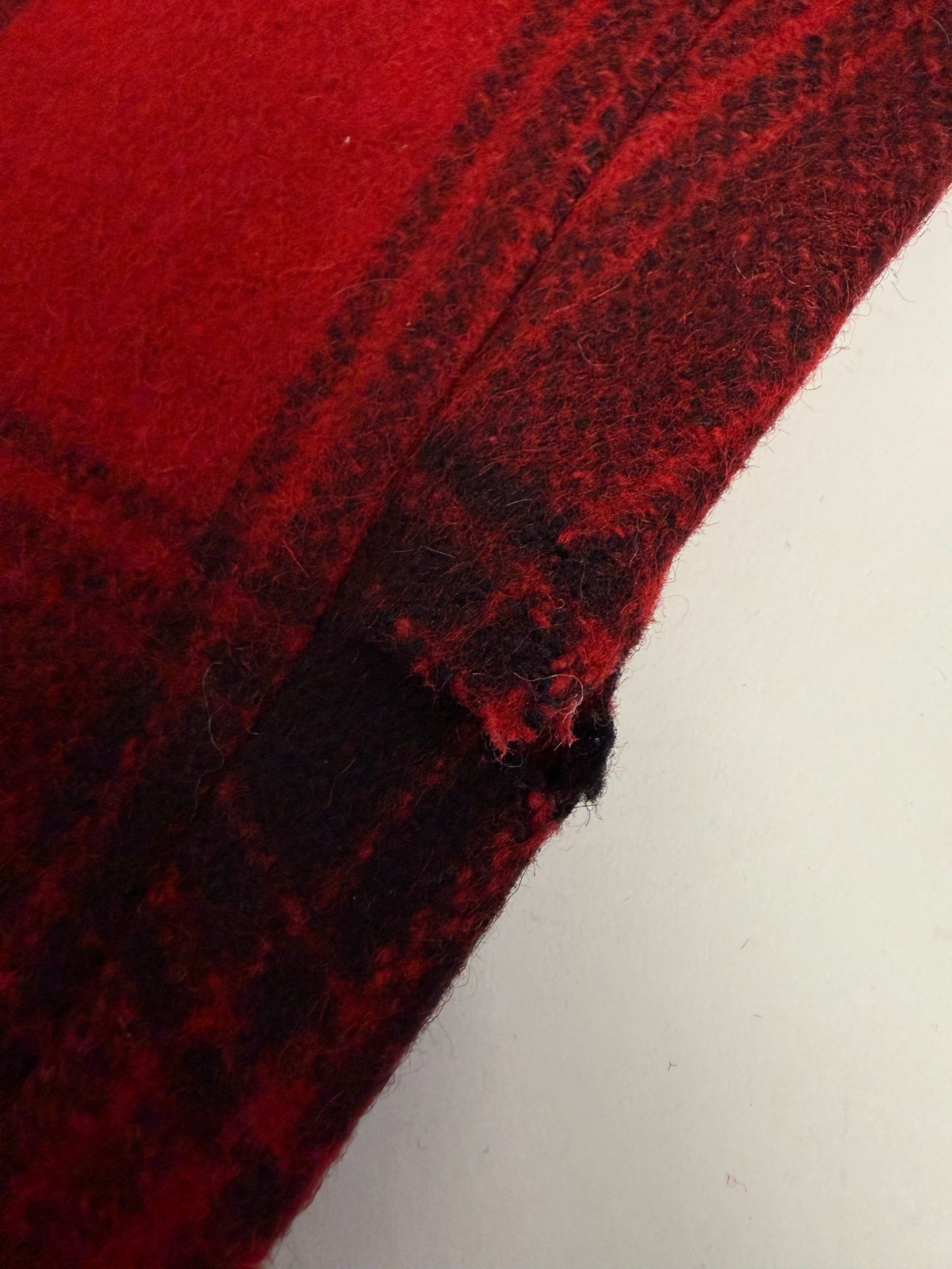 Pantaloni da Caccia in Lana Buffalo Plaid Rosso/Nero – Anni ’50/’60