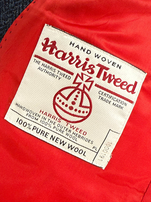 Blazer Harris Tweed in pura lana – Hand Woven Scotland
