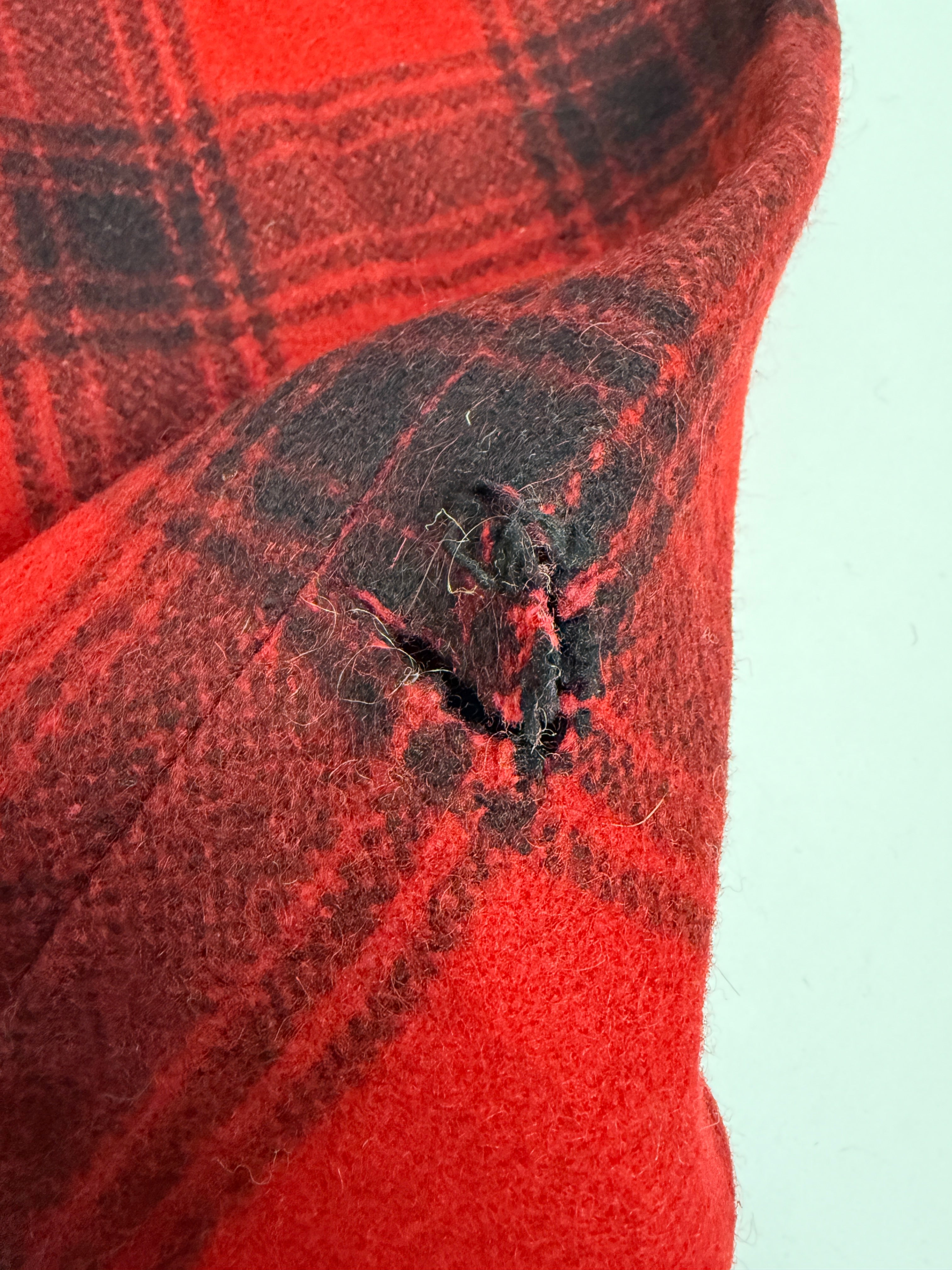 Pantaloni da Caccia in Lana Buffalo Plaid Rosso/Nero – Anni ’50/’60