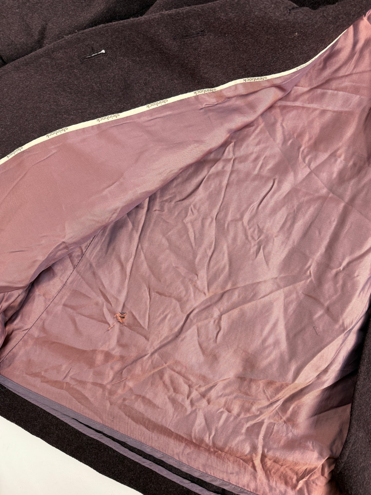 Cappotto vintage Steinbock Original con cappuccio e pelliccia – Austria