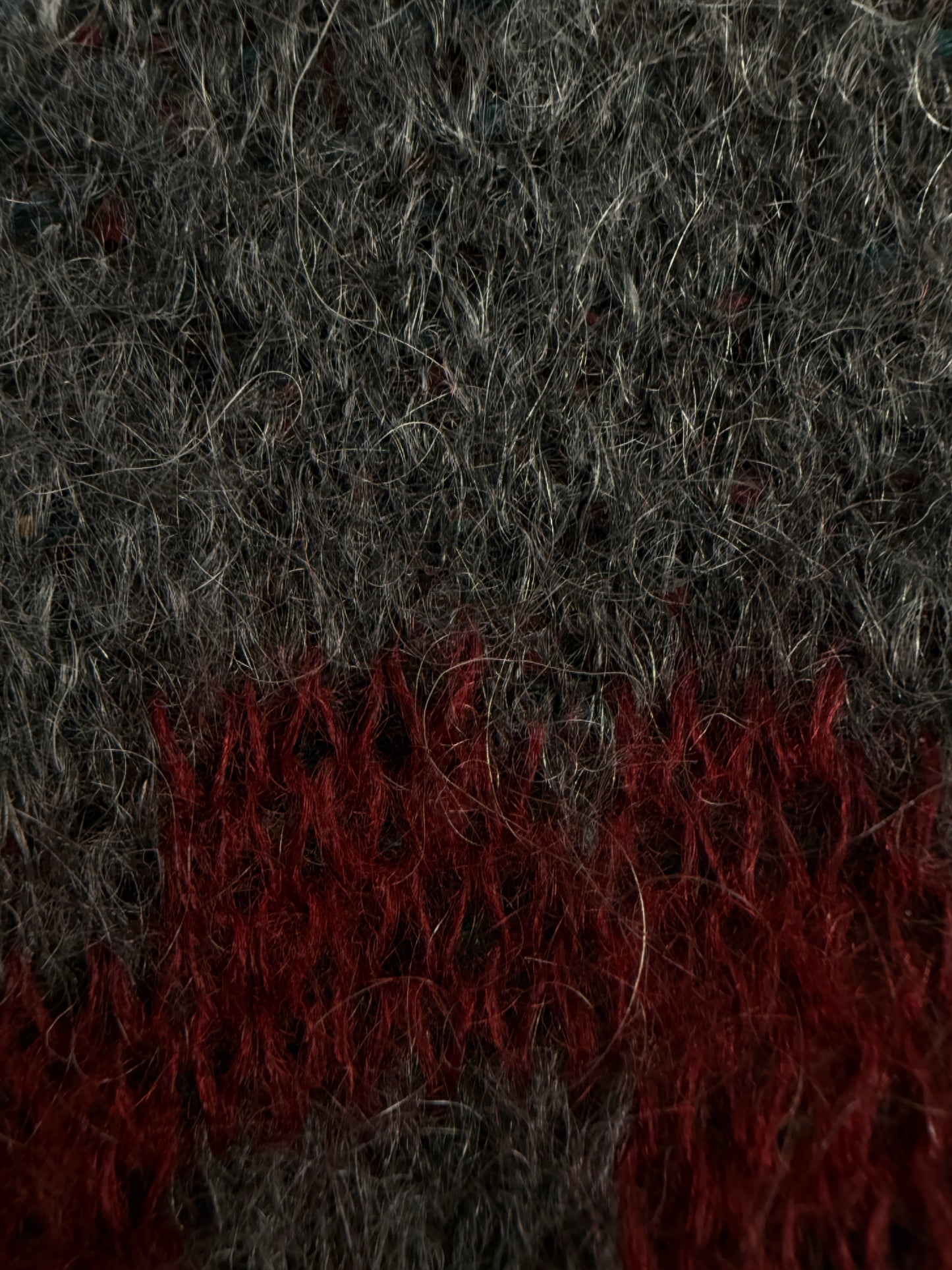 Cardigan in mohair anni '70