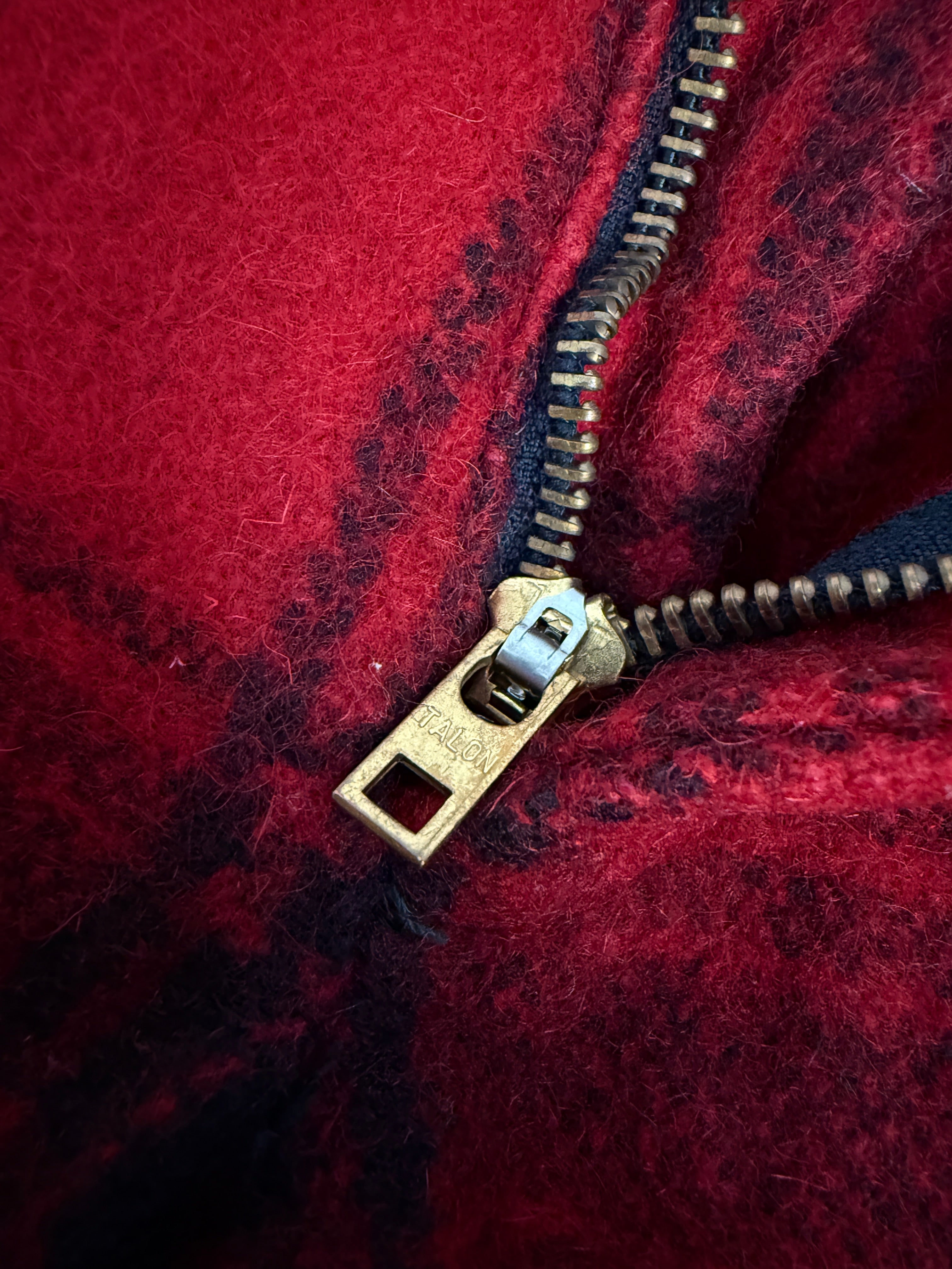 Pantaloni da Caccia in Lana Buffalo Plaid Rosso/Nero – Anni ’50/’60