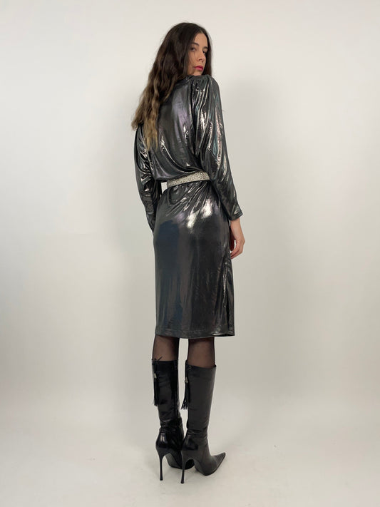 Abito lurex anni '80