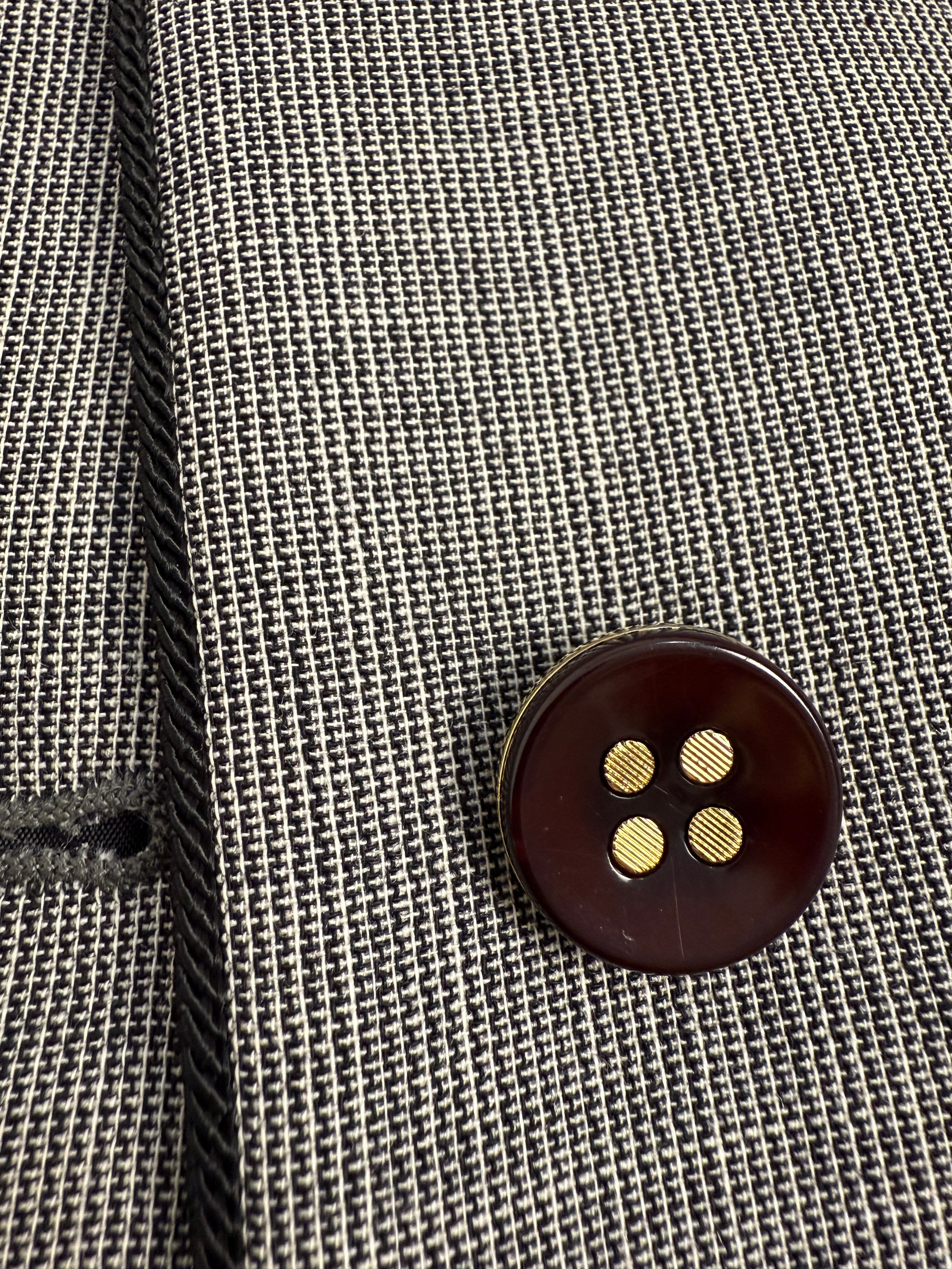 Giacca Steinbock in lana micro-check