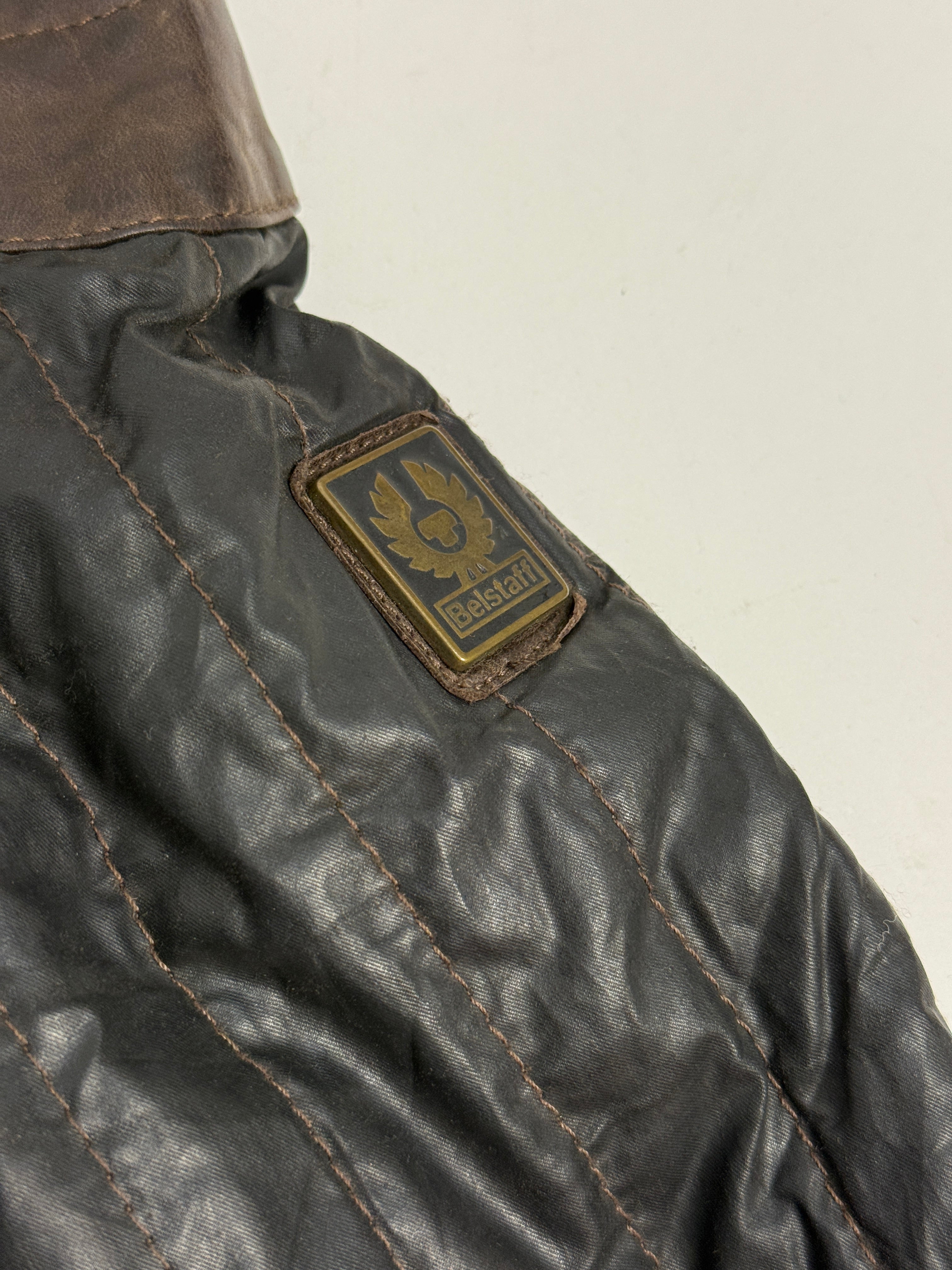 Giacca Belstaff GOLD LABEL anni '90- trapuntata in pelle - Fangovintage