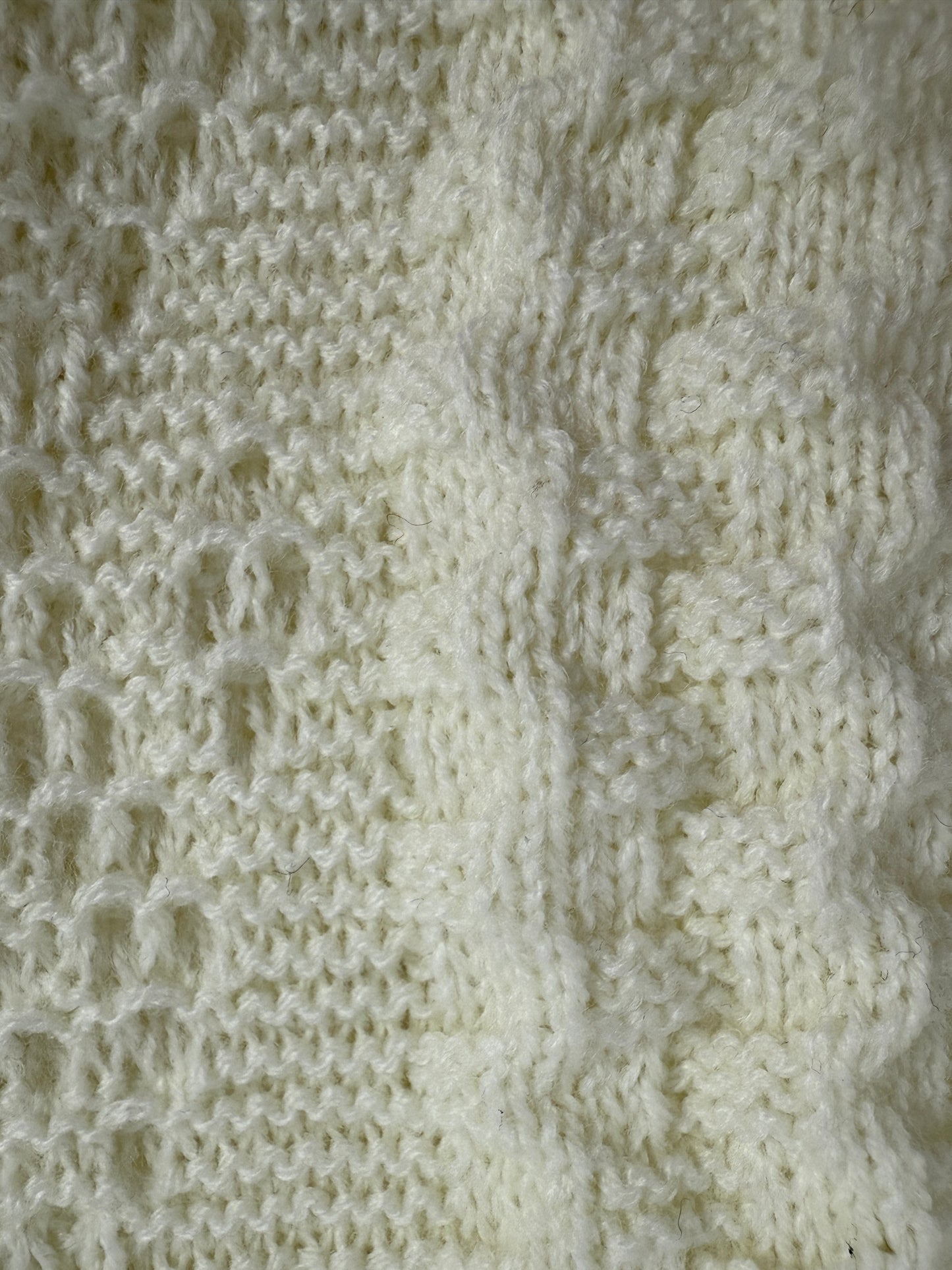 Cardigan vintage in lana lavorata a maglia