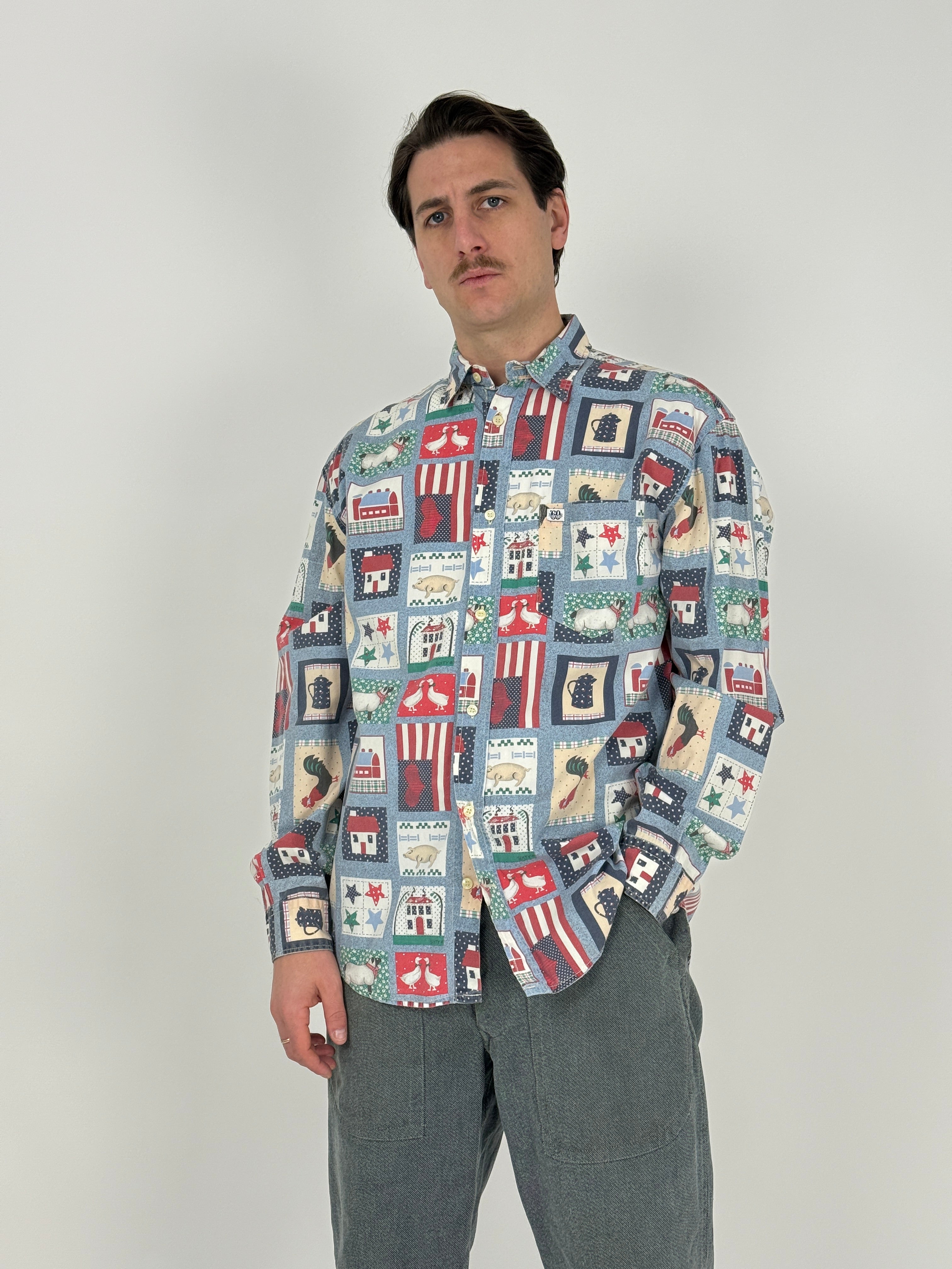 camicia-sixty-anni-90-fantasia-country-celeste