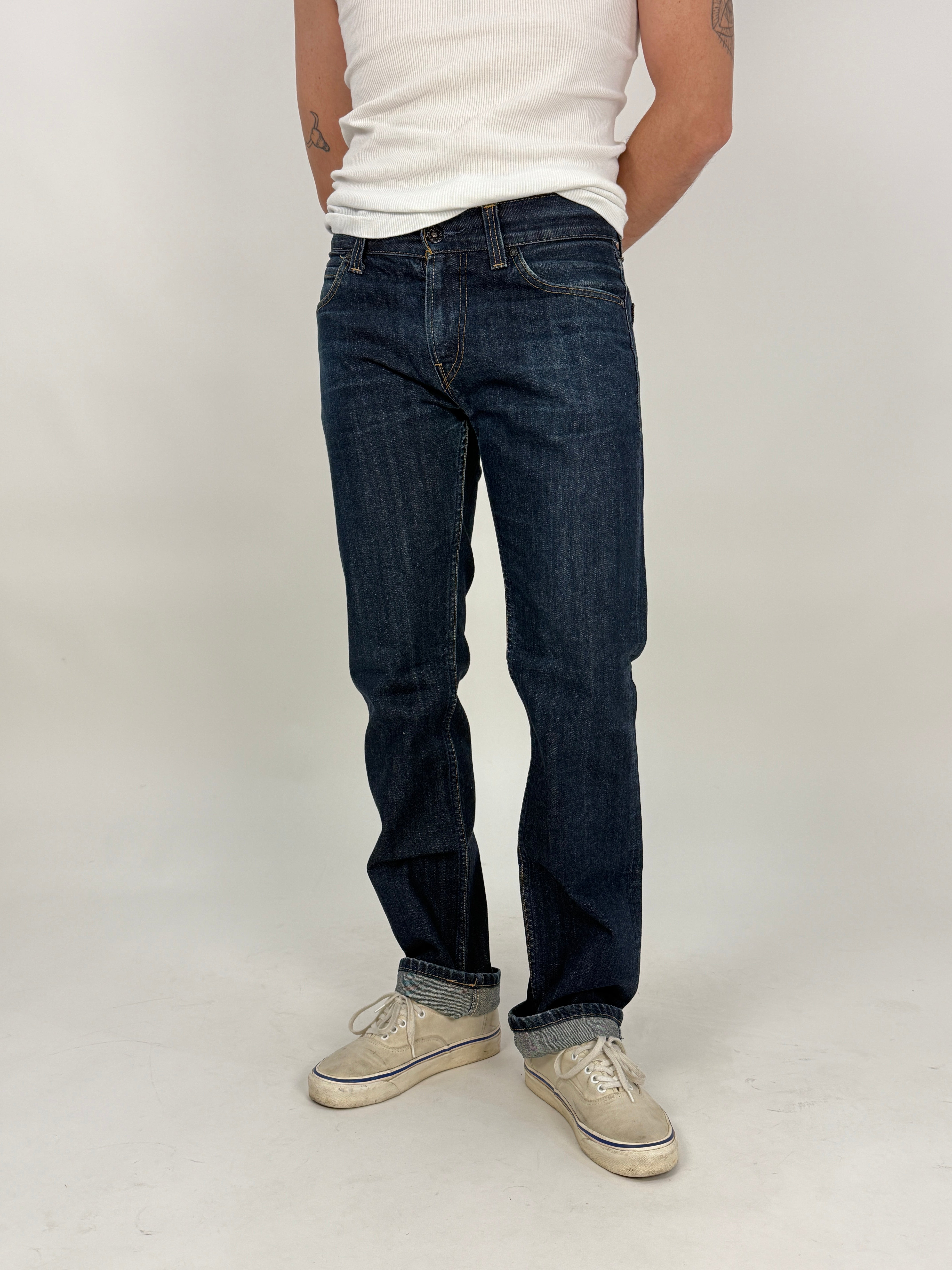 jeans levi's 511 blu denim da uomo