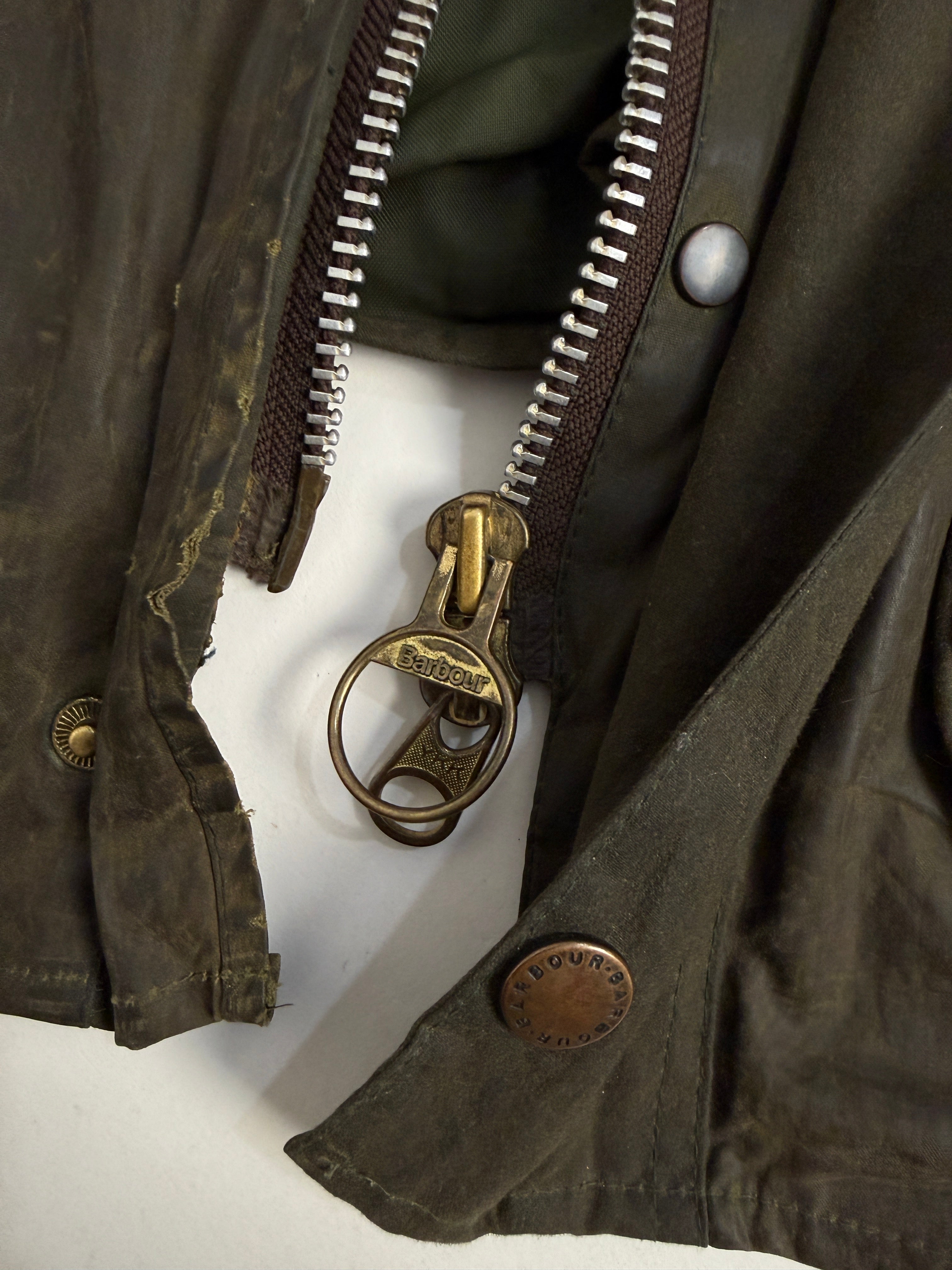 Giacca cerata Barbour Border C42/L - Waxed jacket Verde