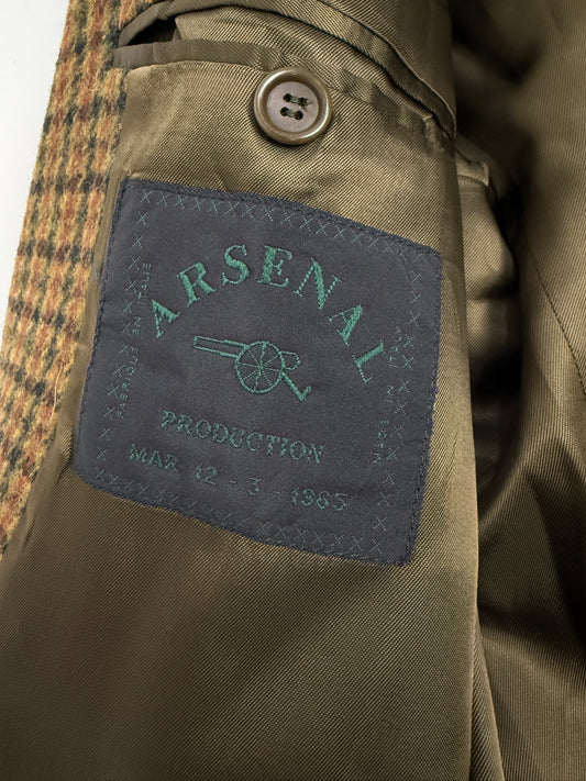 Giacca in lana pied de poule anni '80