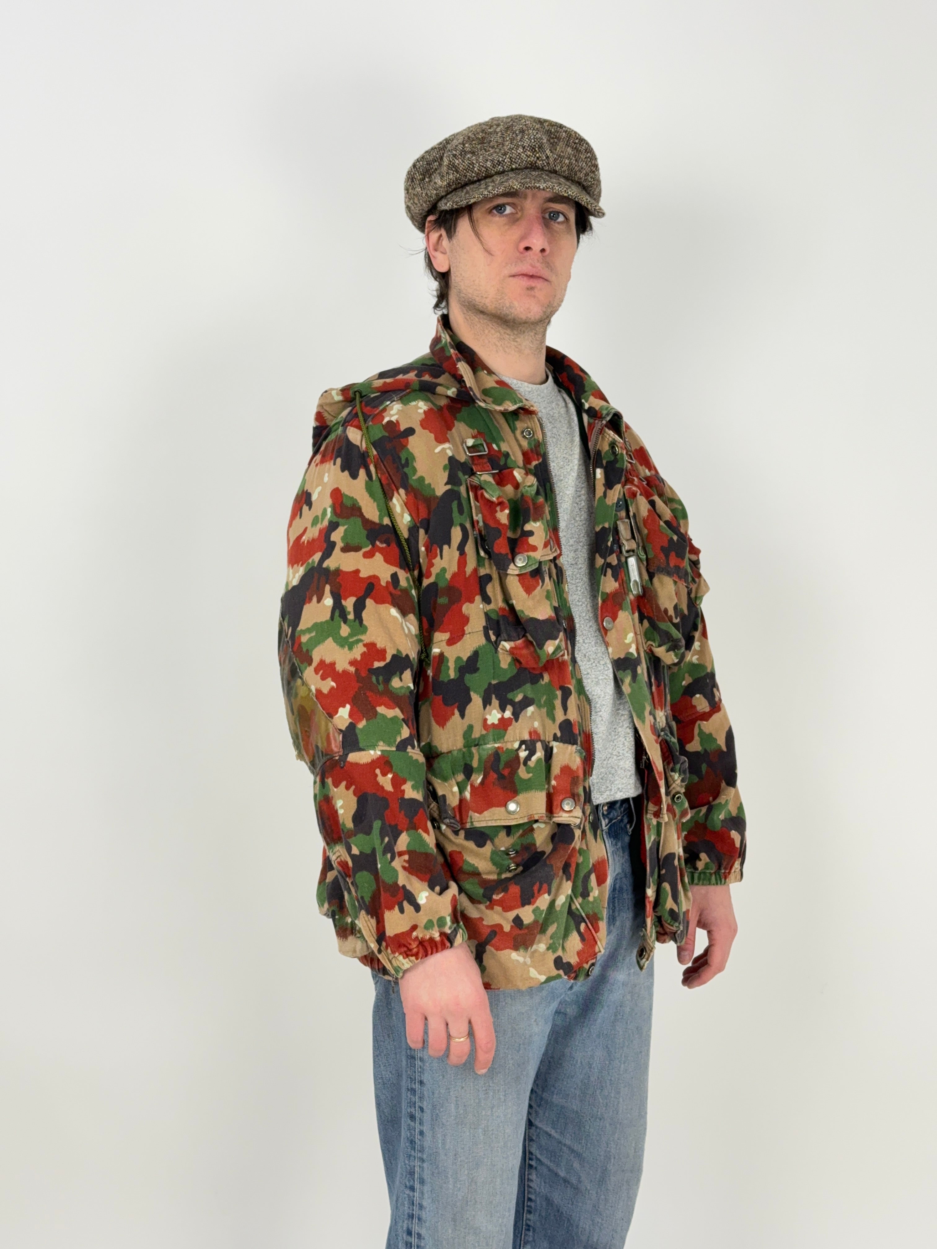 Giacca Militare Svizzera M70 Alpenflage - Fangovintage