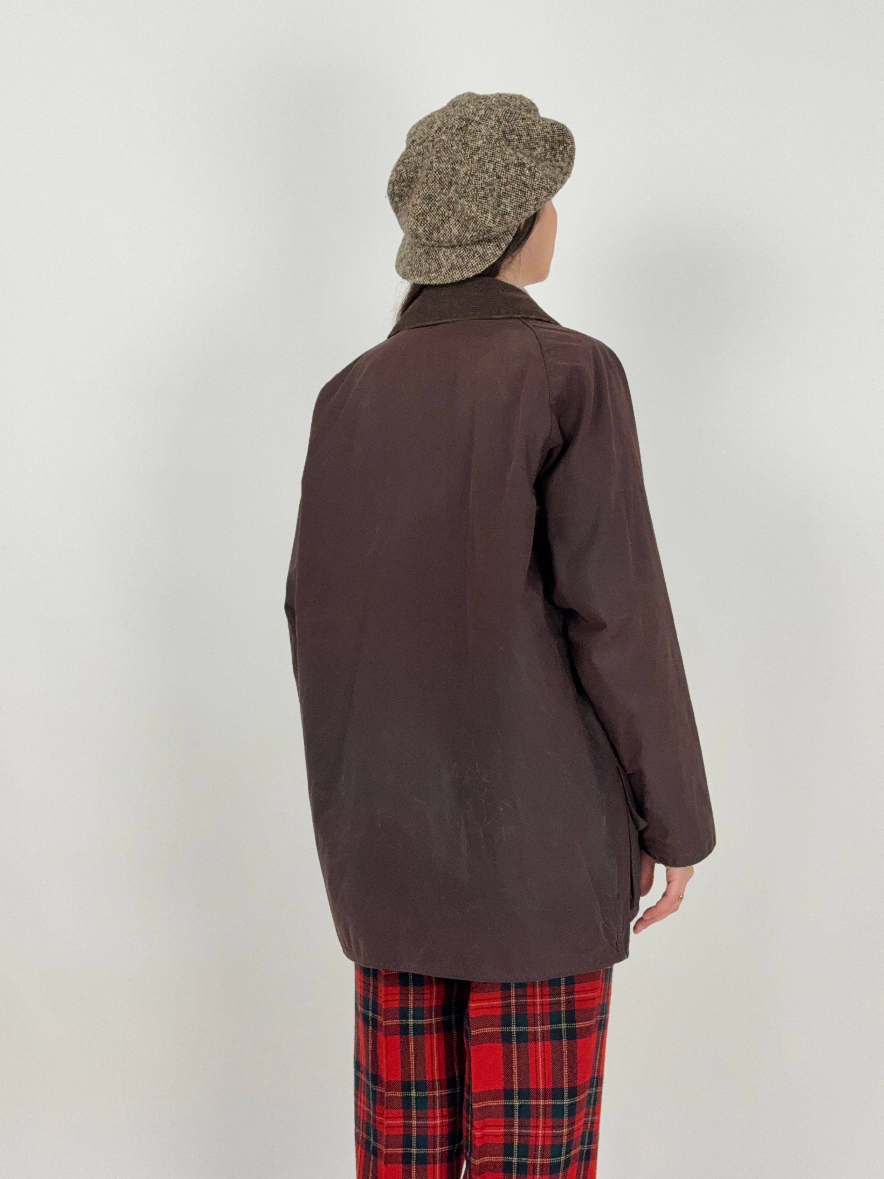 Barbour Beaufort anni '90 con pelliccia interna - C40/102 CM
