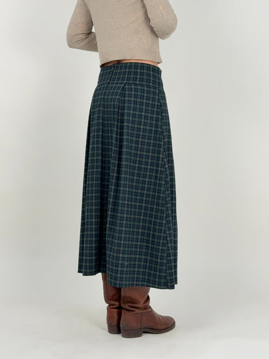 Gonna lunga tartan anni ’80