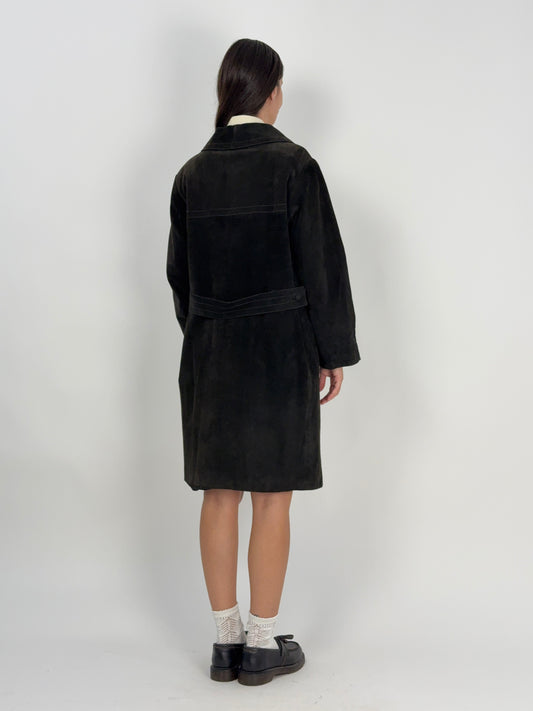 Cappotto sartoriale in renna anni '70