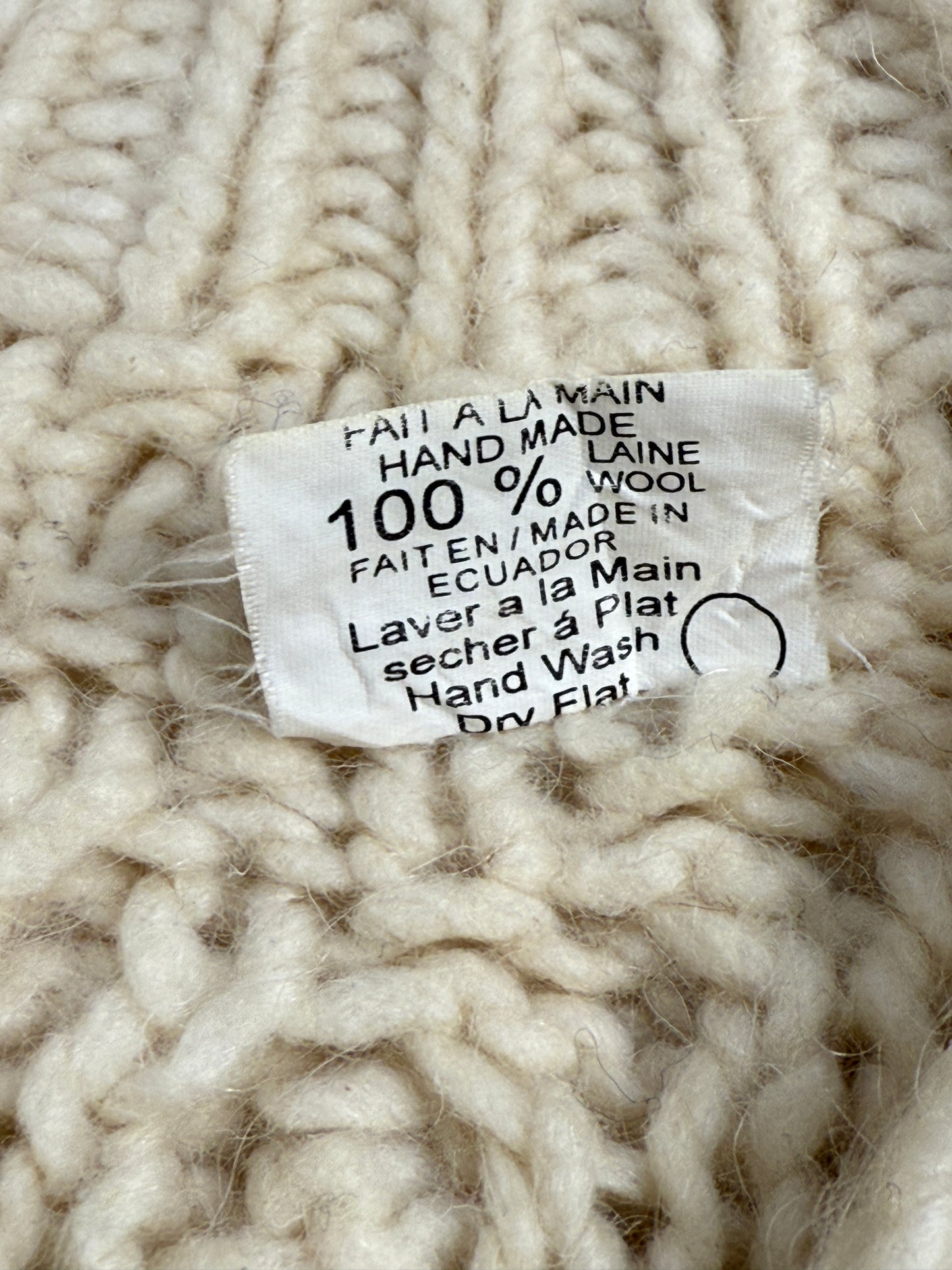 Maglione artigianale - Made in Equador anni '80