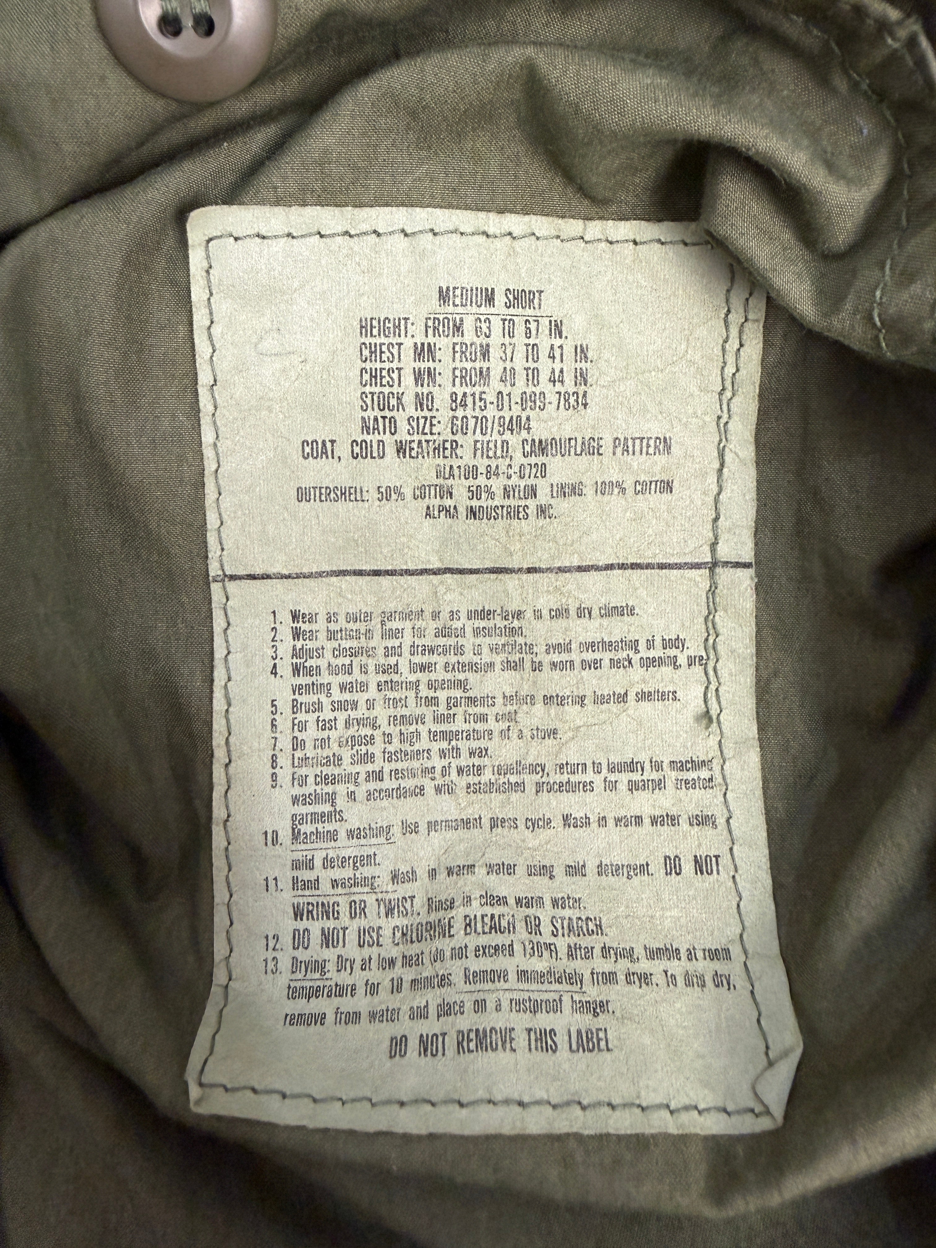 Giacca Militare U.S. Army M-65 Woodland - Fangovintage