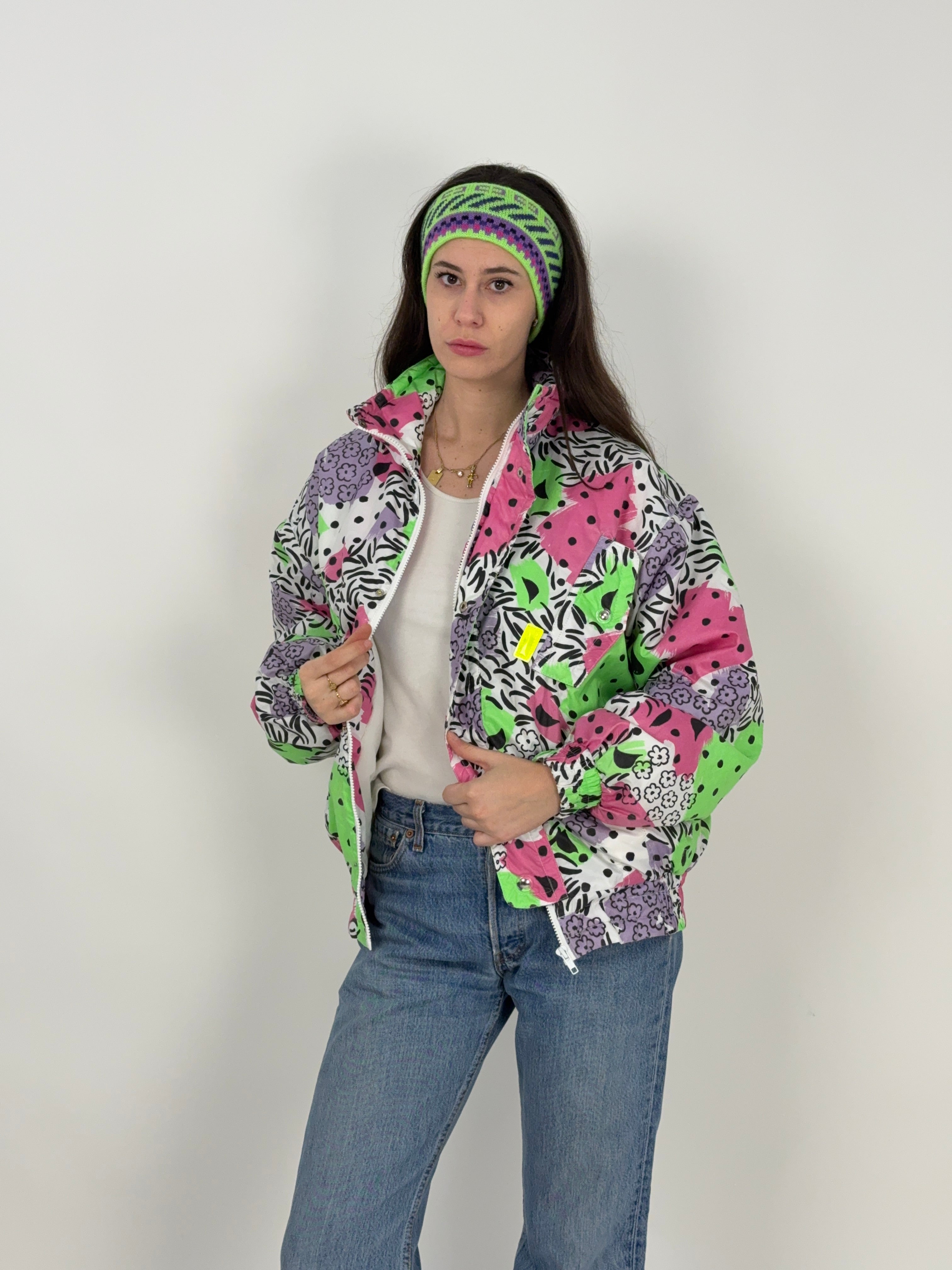 Giacca da sci anni '80 - multicolor