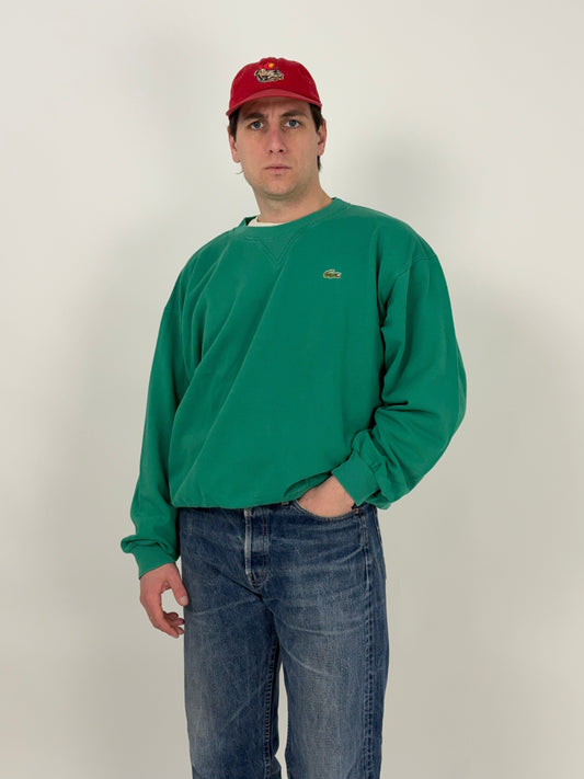 lacoste-vintage-in-cotone-verde