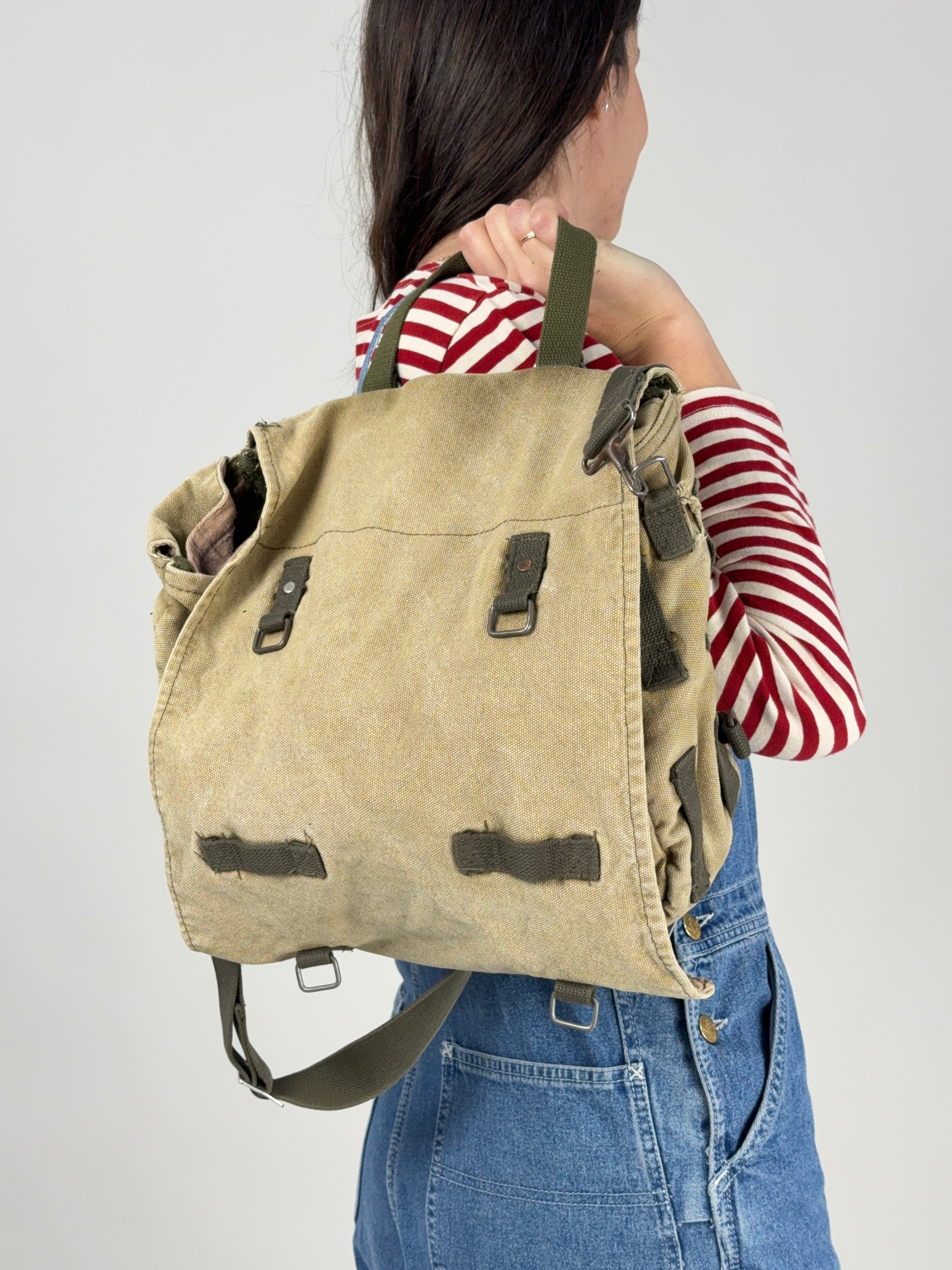 Borsa militare vintage canvas - Fangovintage