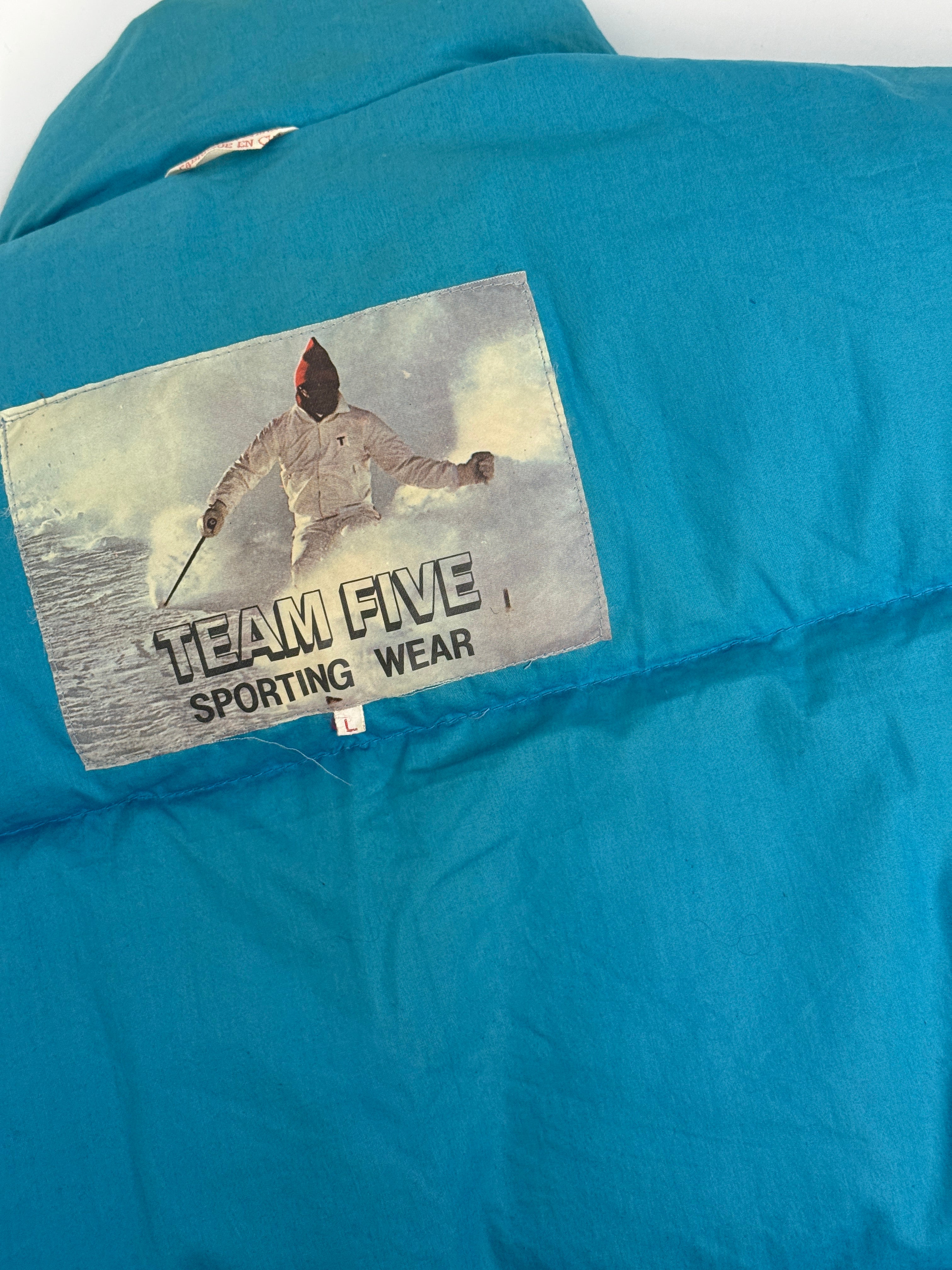 Gilet piumino Team Five Sporting Wear anni ’70