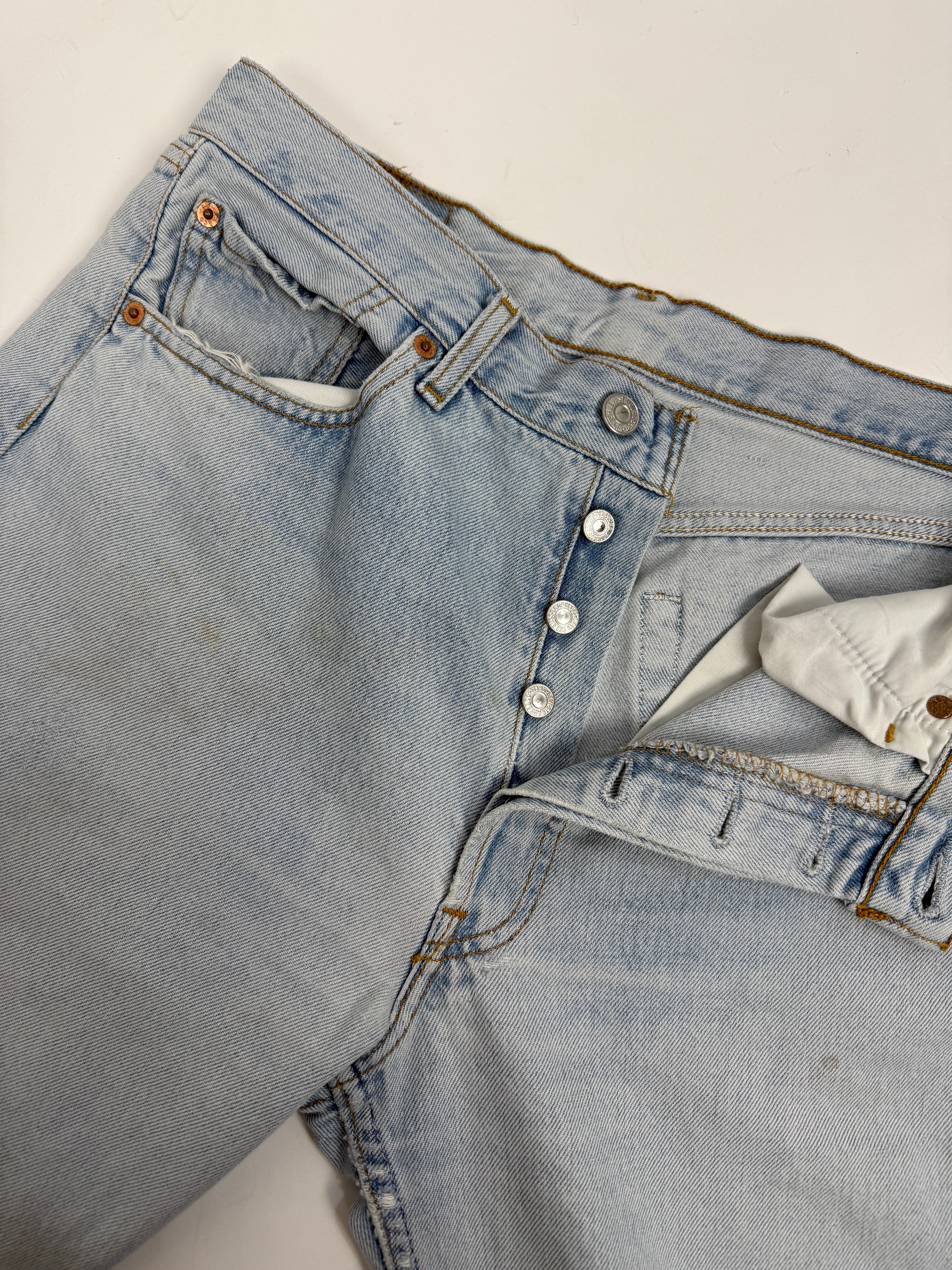 Jeans Levi's 501 - W33 L34 - Blu denim - Fangovintage