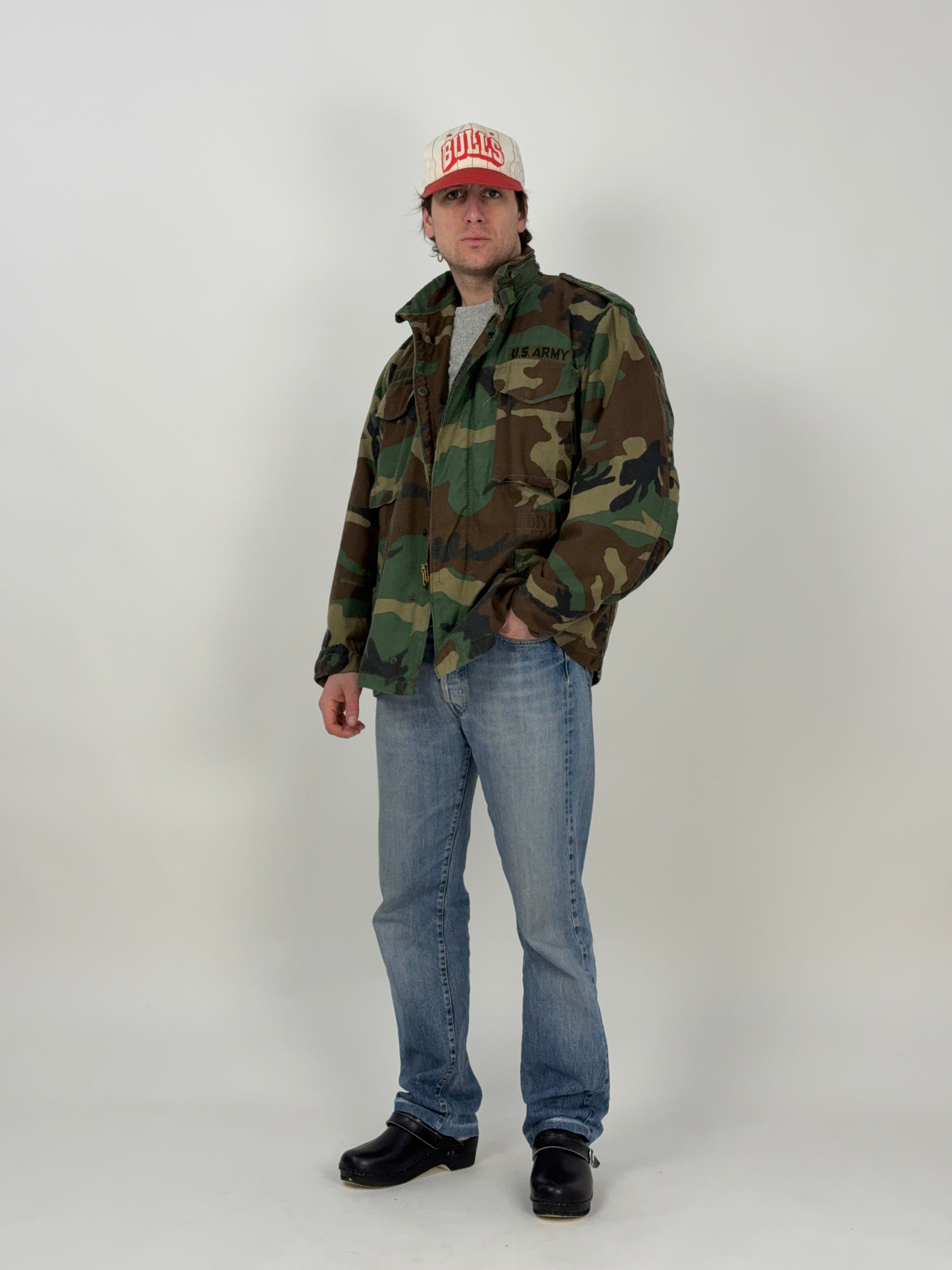 Giacca Militare U.S. Army M-65 Woodland - Fangovintage