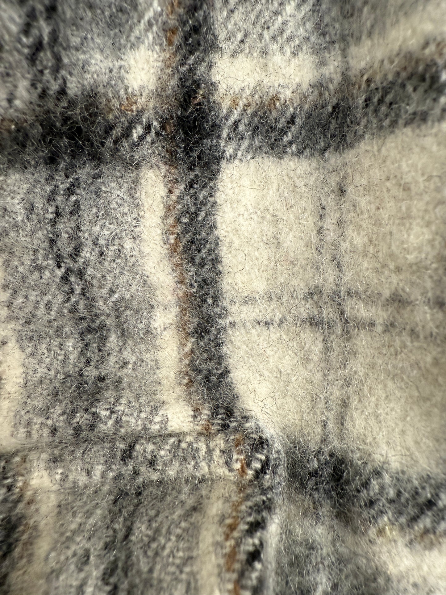 Camicia in flanella di lana a quadri