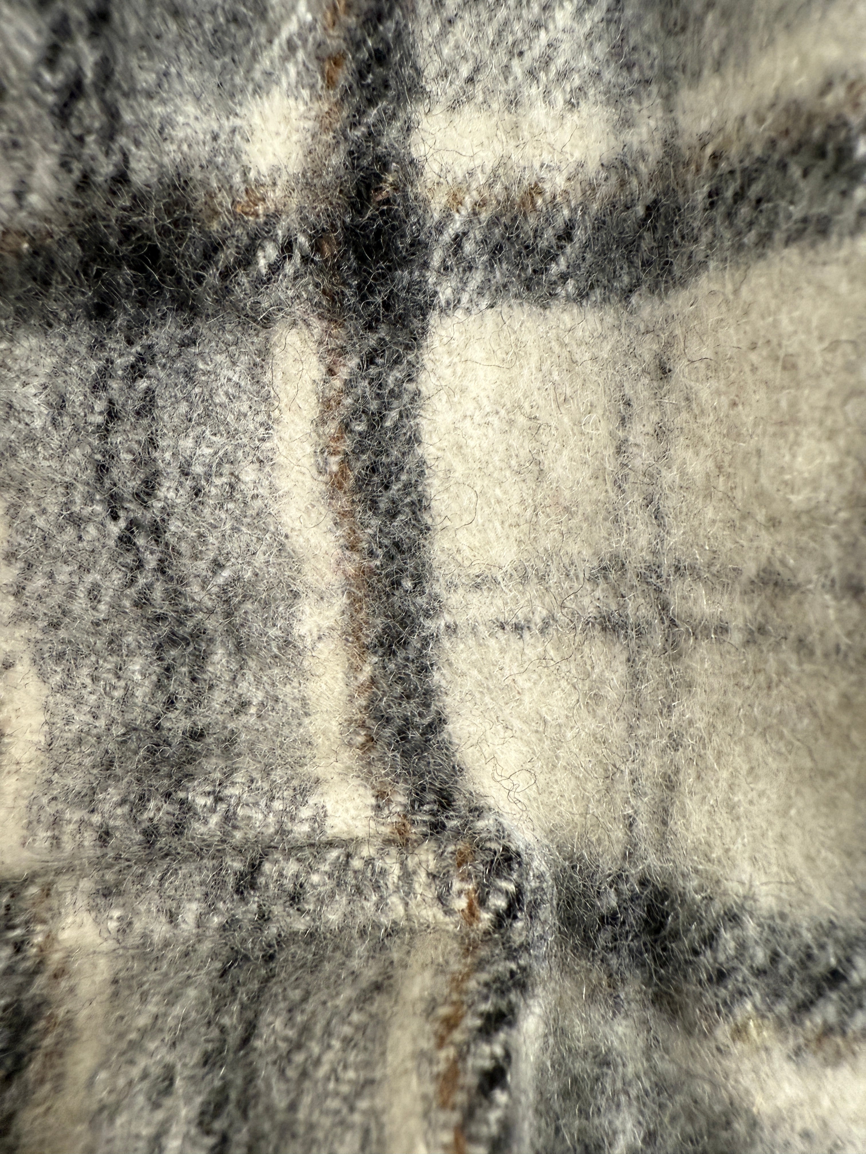 Camicia in flanella di lana a quadri