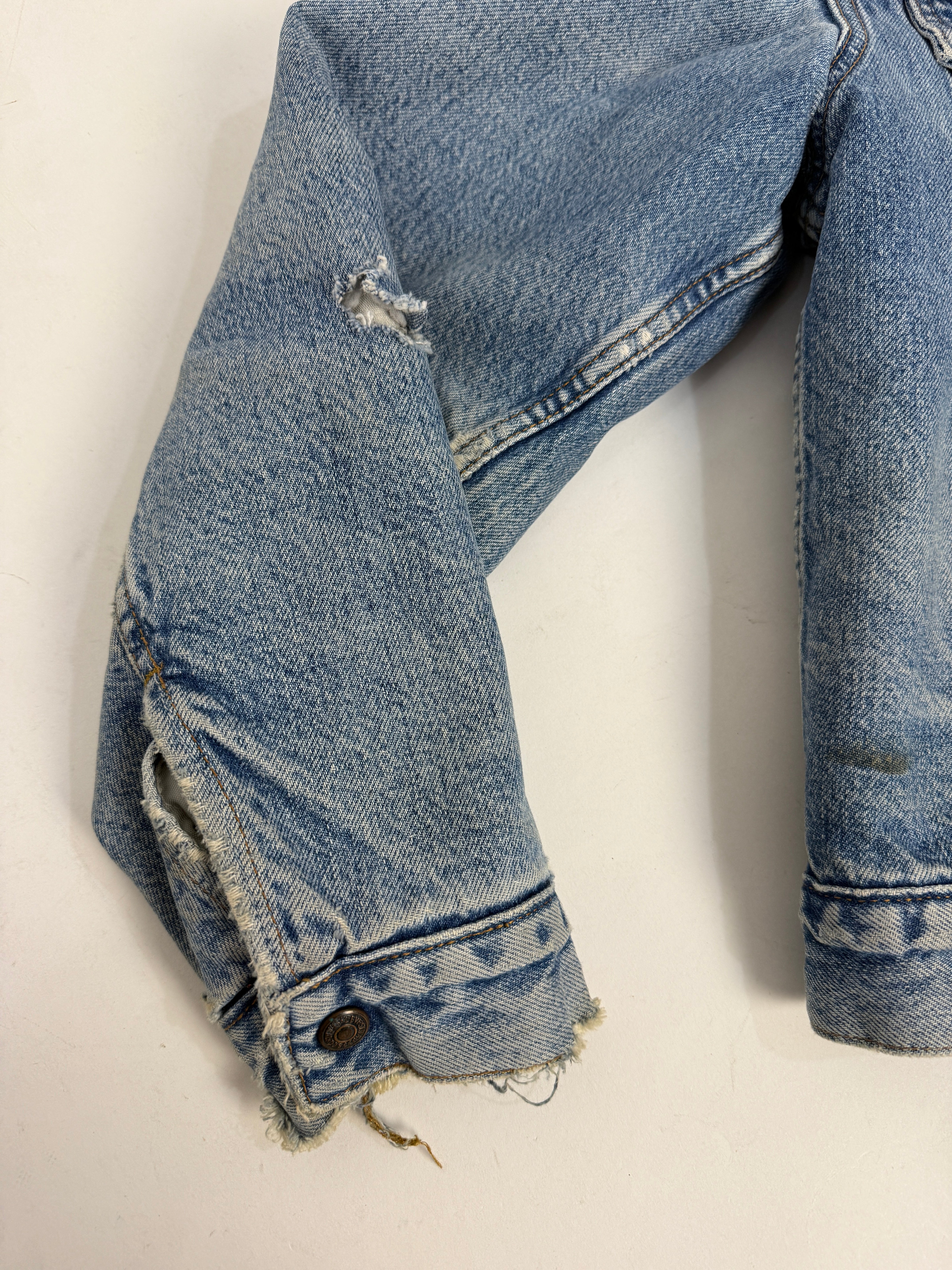 Levi's 71500 02 sherpa trucker denim jacket vintage