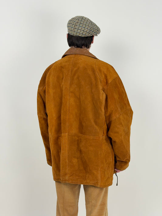 Giaccone in camoscio anni '80