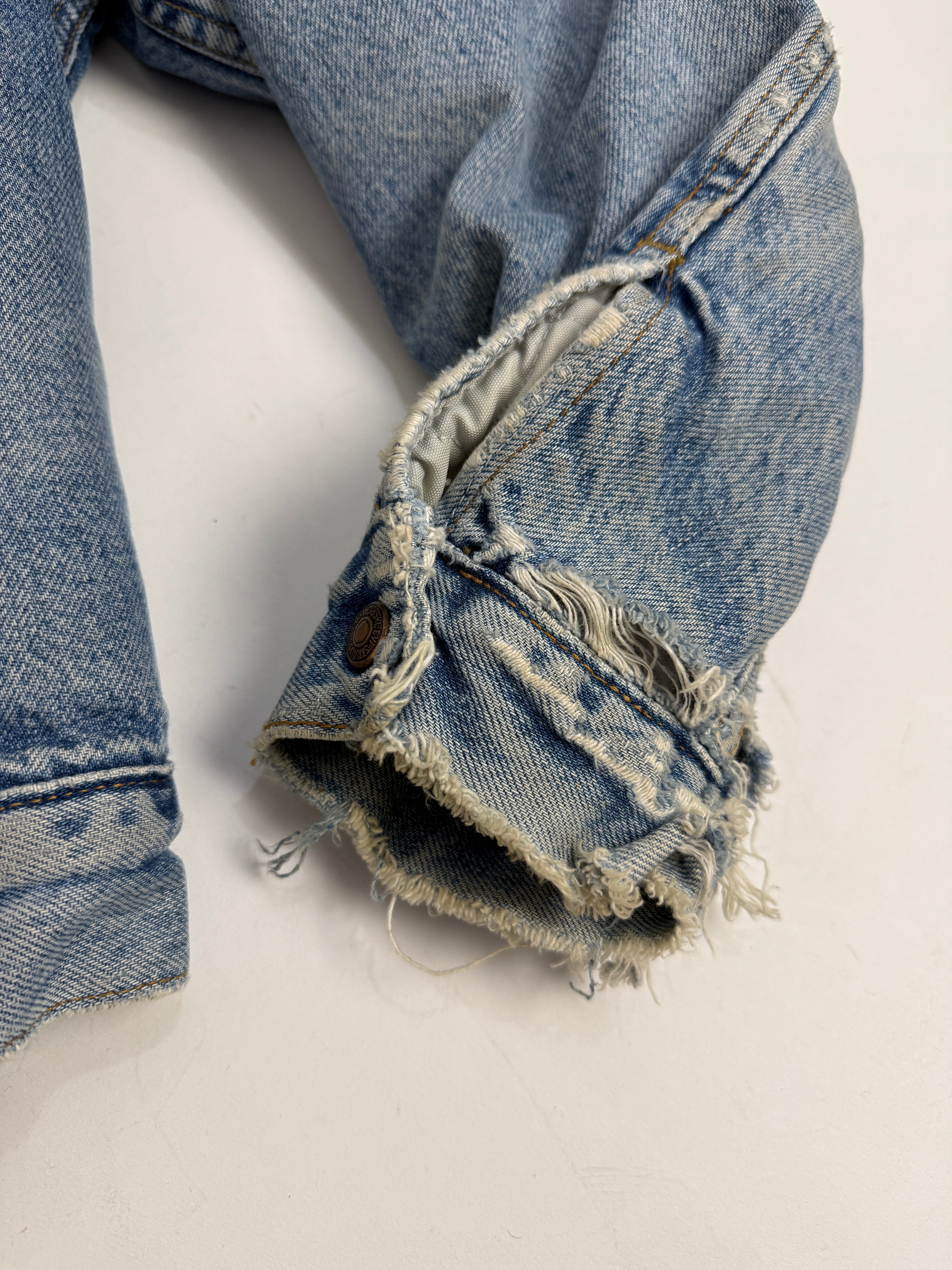 Levi's 71500 02 sherpa trucker denim jacket vintage