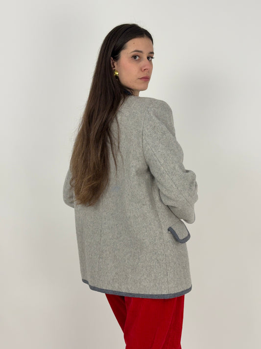 Giacca vintage in lana cotta