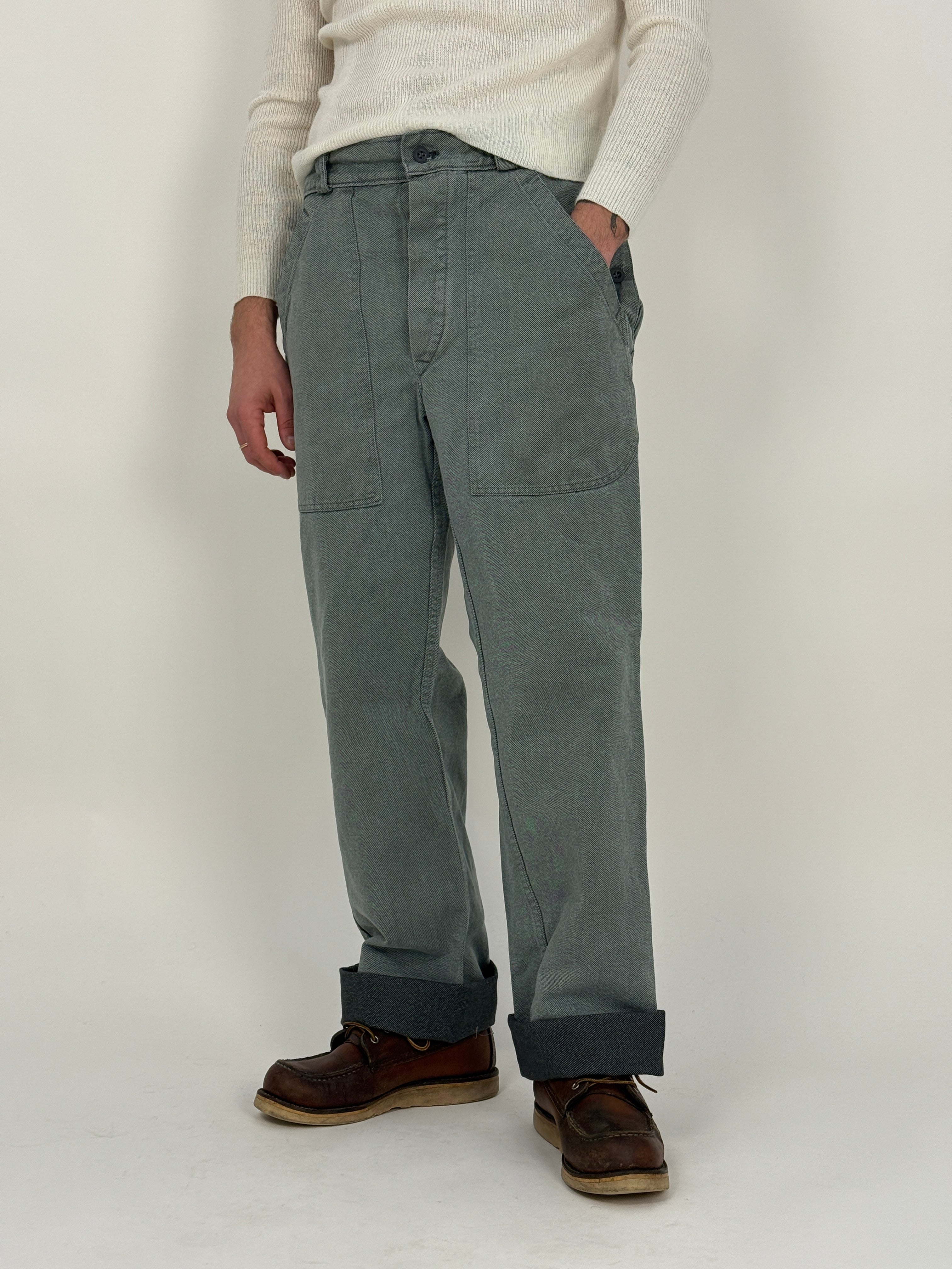 Pantaloni da lavoro svizzeri anni ’50/60 Ferrovie