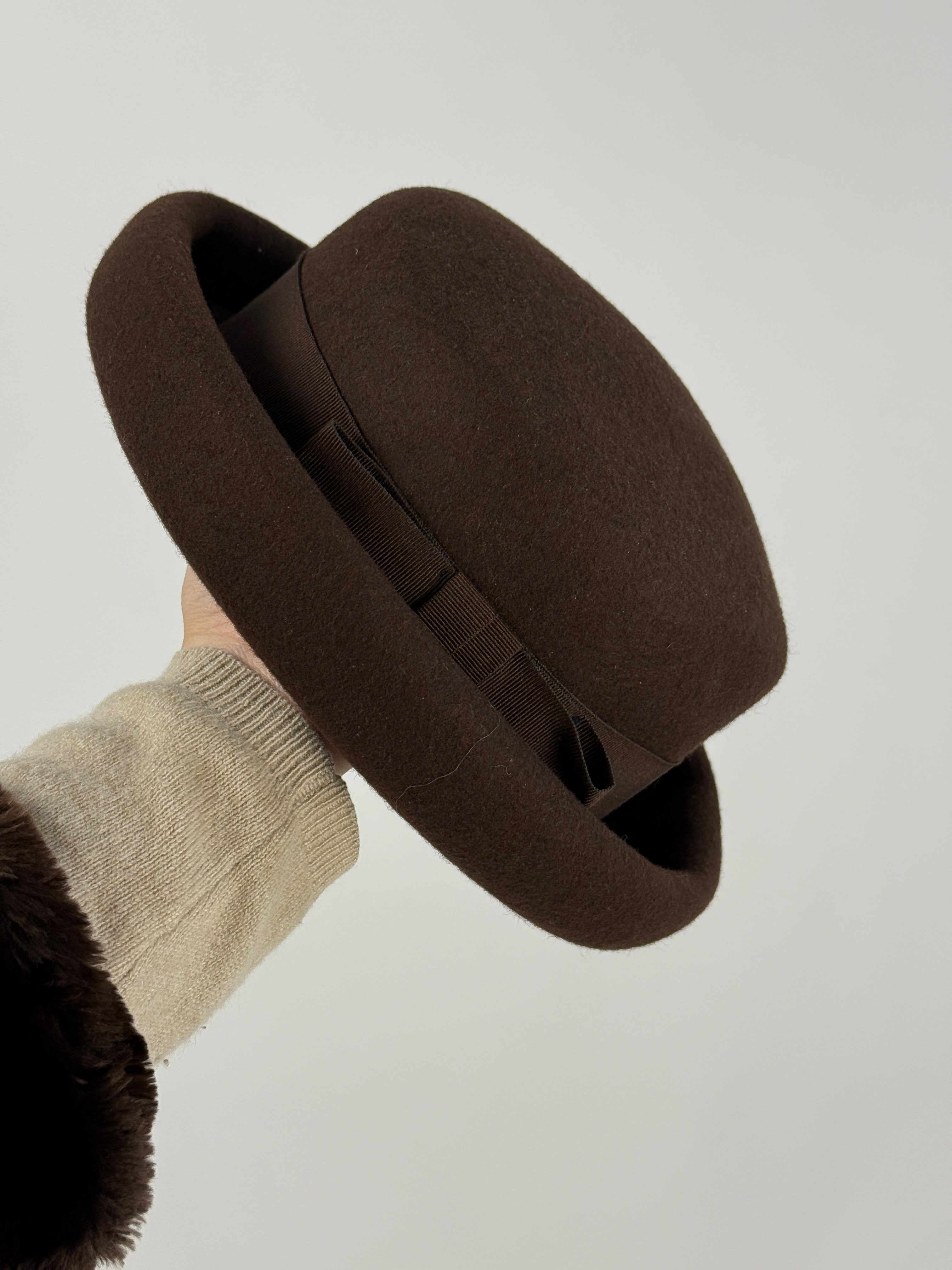 Bombetta in feltro vintage