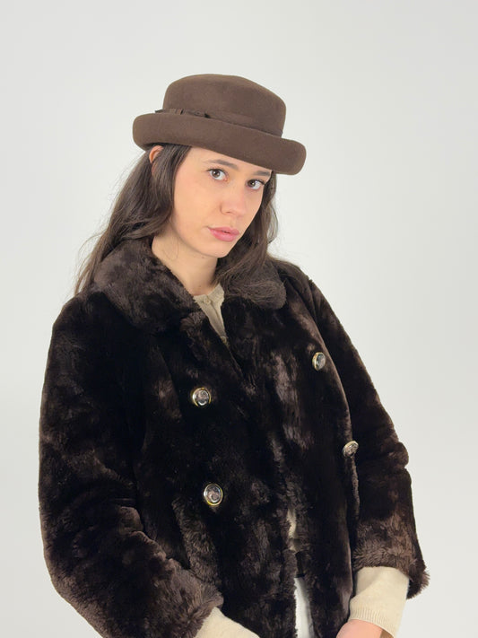 Bombetta in feltro vintage