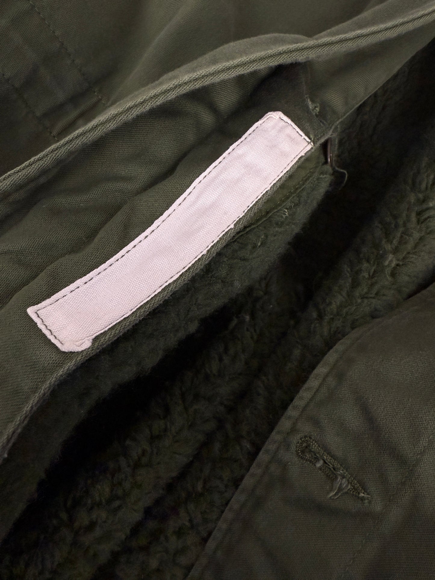 Parka militare C56 con fodera in pile rimovibile anni ’80