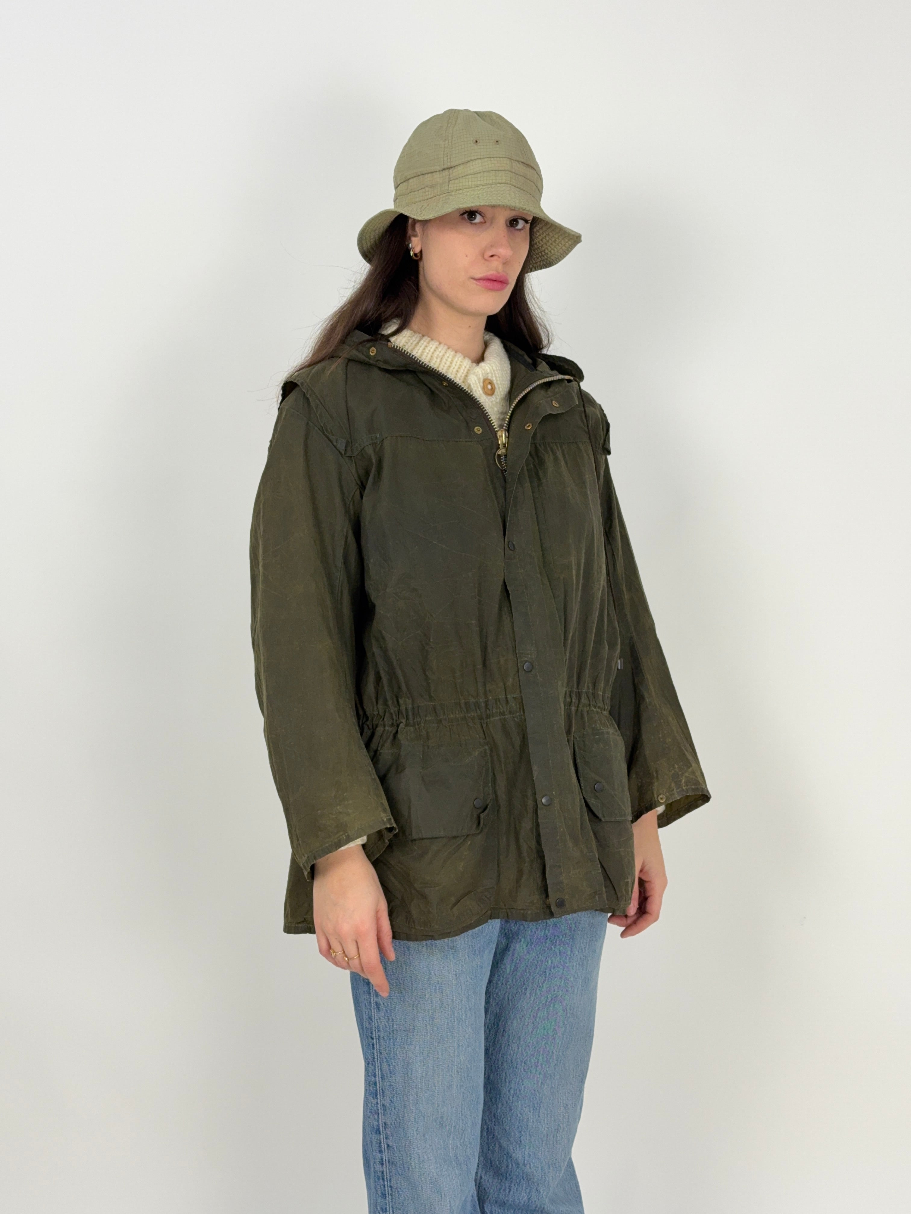 Barbour Durham due corone - Made in England anni '80 - Fangovintage