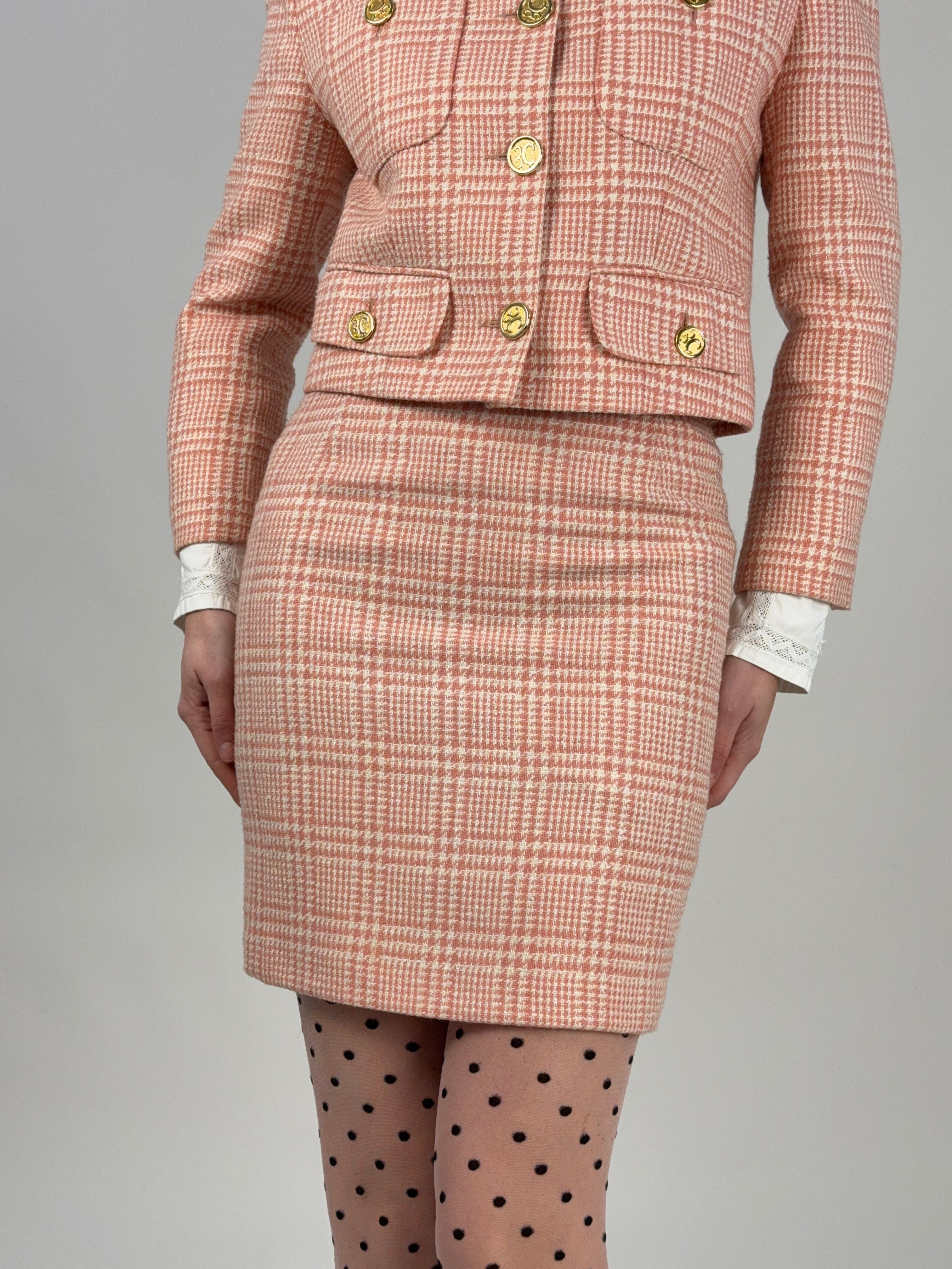 Completo C’EST COMME ÇA - Giacca bouclé e gonna