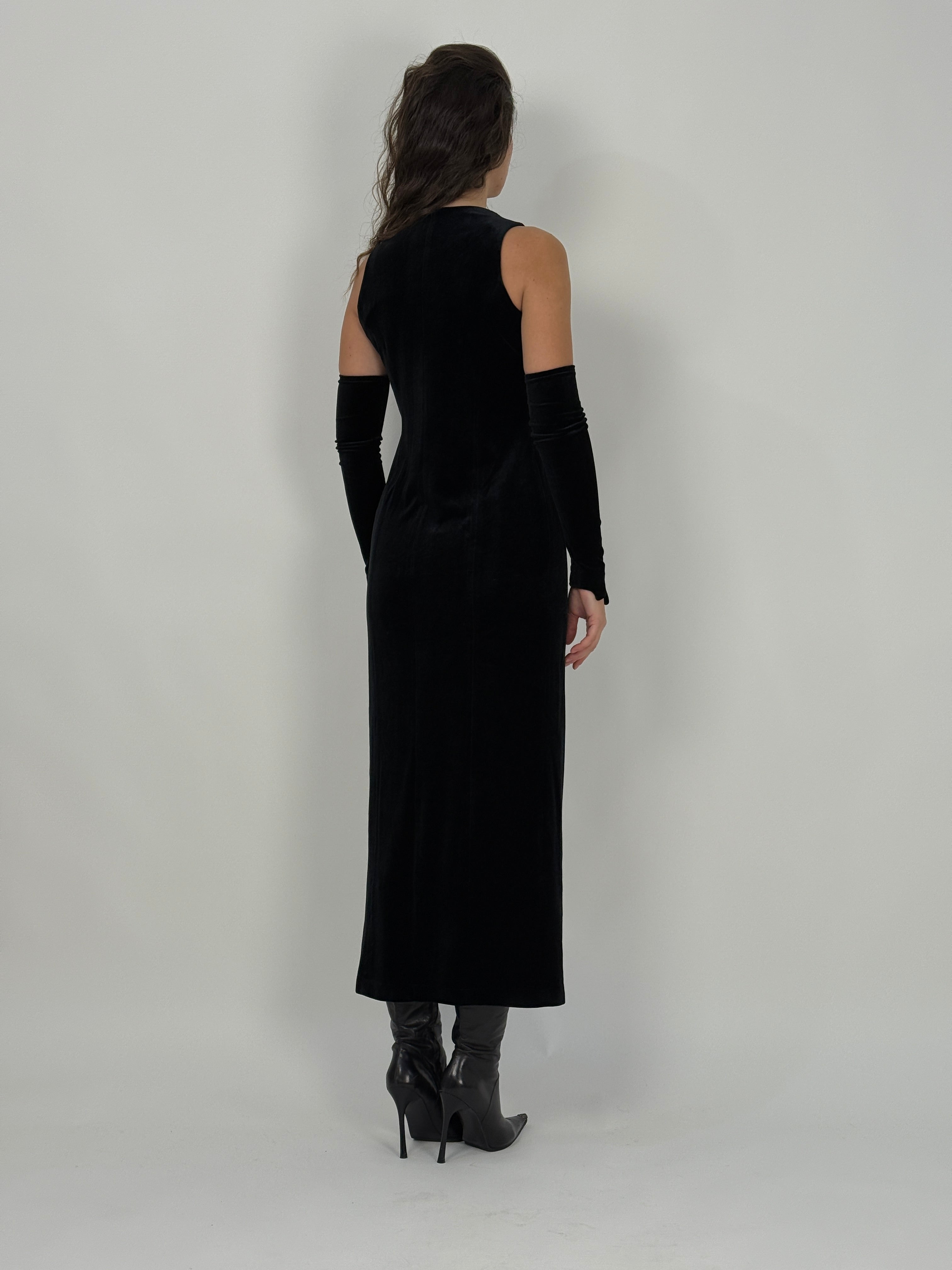 Abito lungo in velluto anni ’90