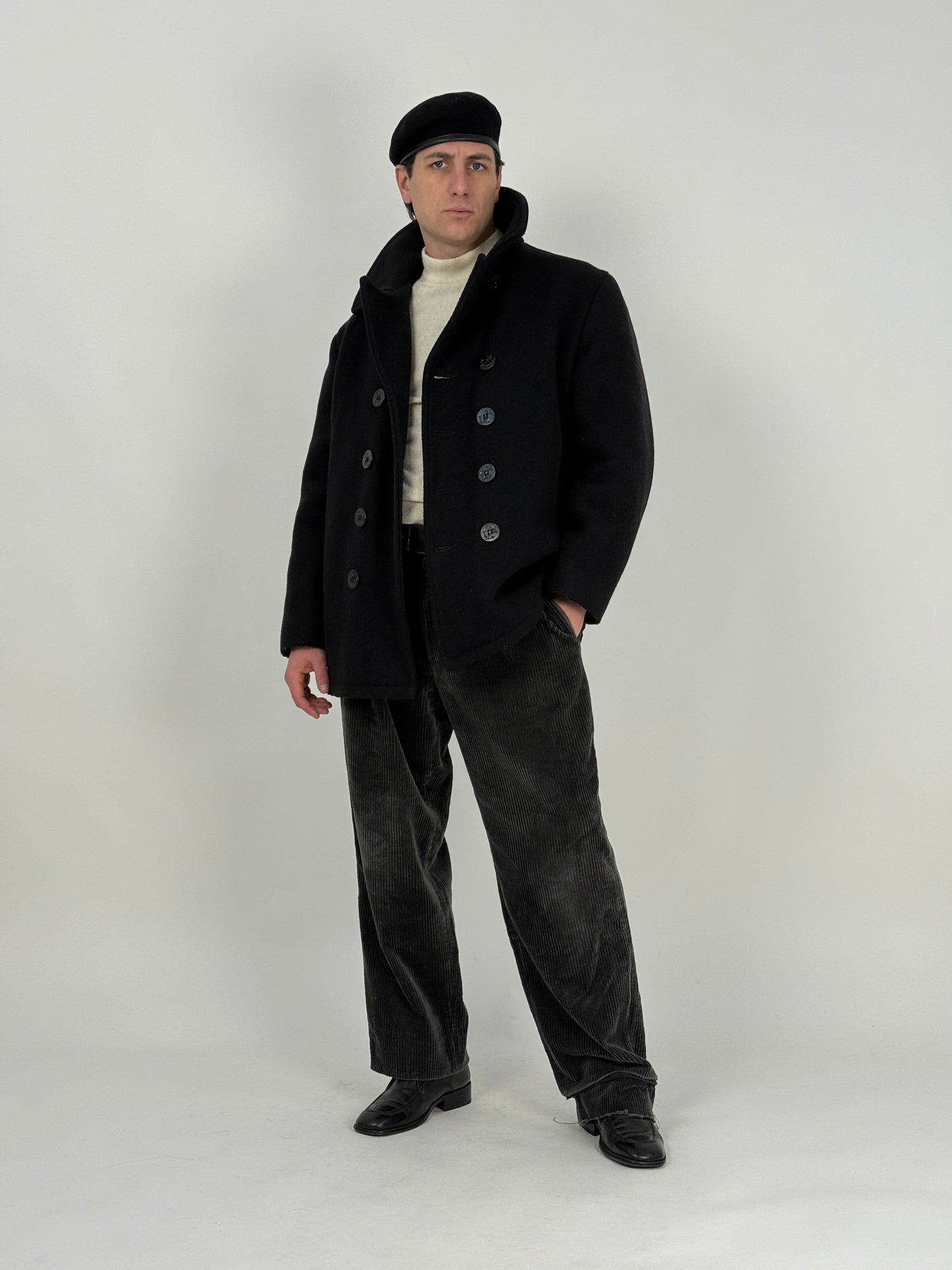 Cappotto Pea Coat US Navy 740N Schott NYC