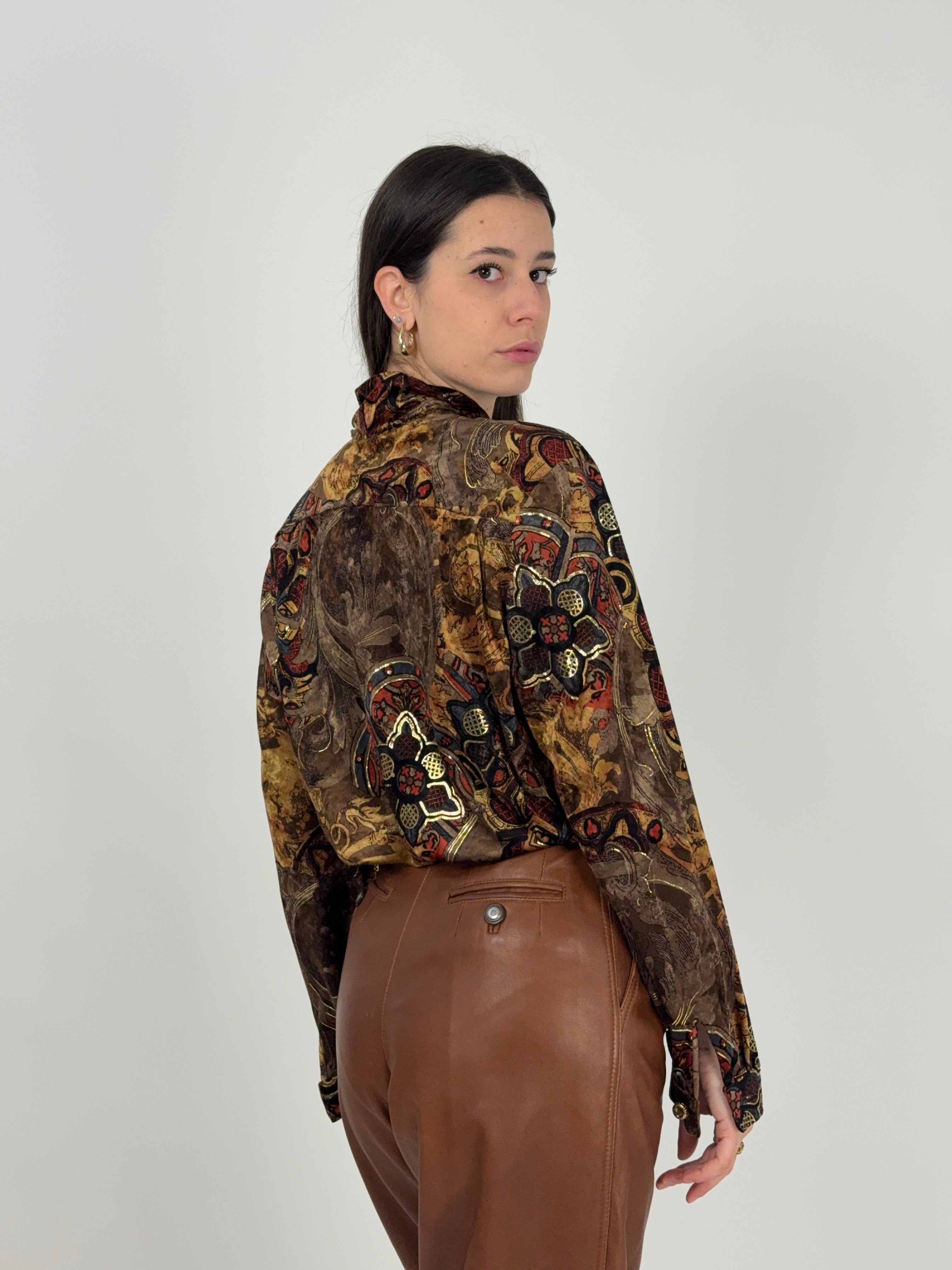 Camicia velluto barocco anni '90