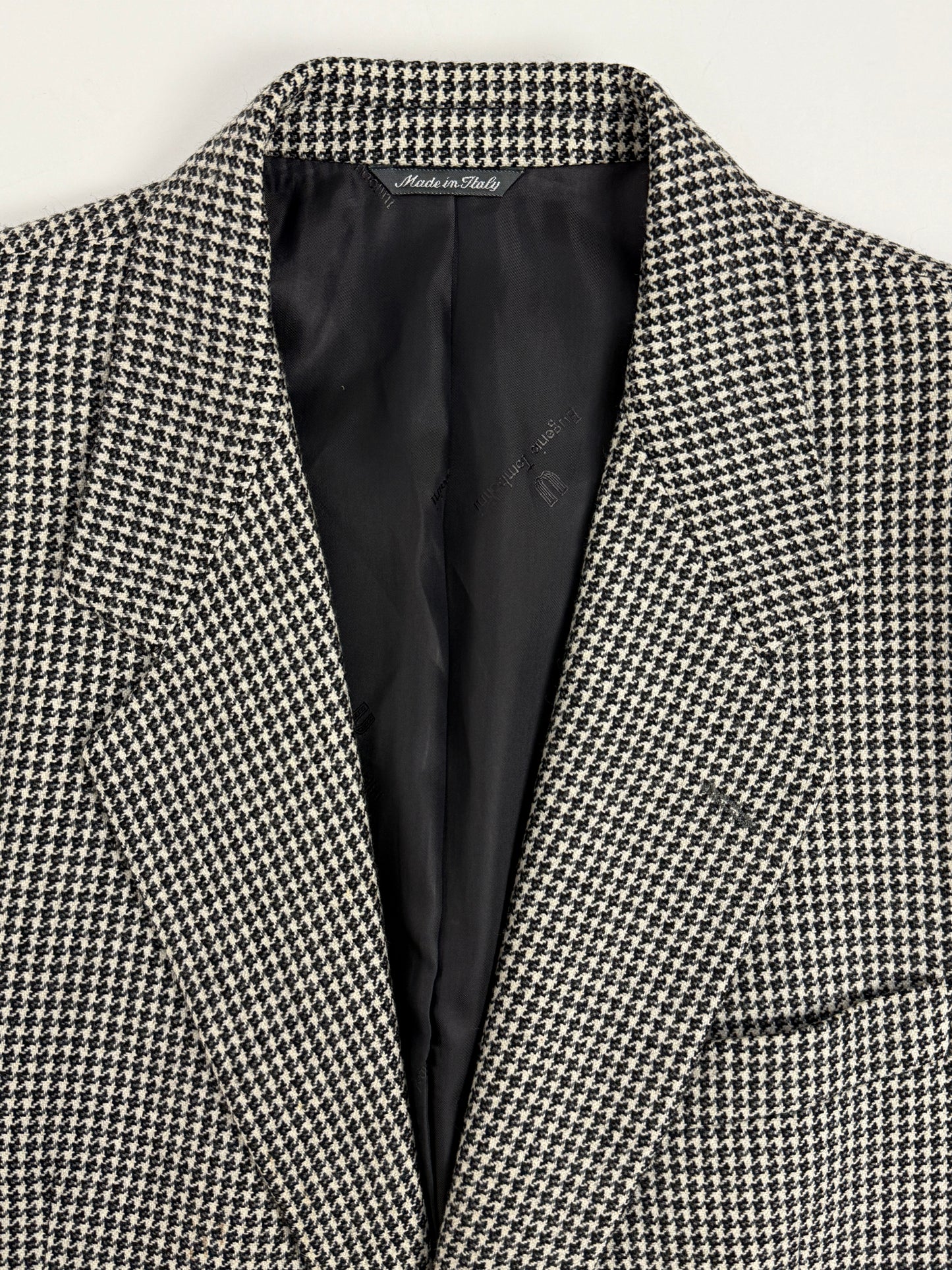 Giacca vintage Pied de Poule in Lana & Cashmere