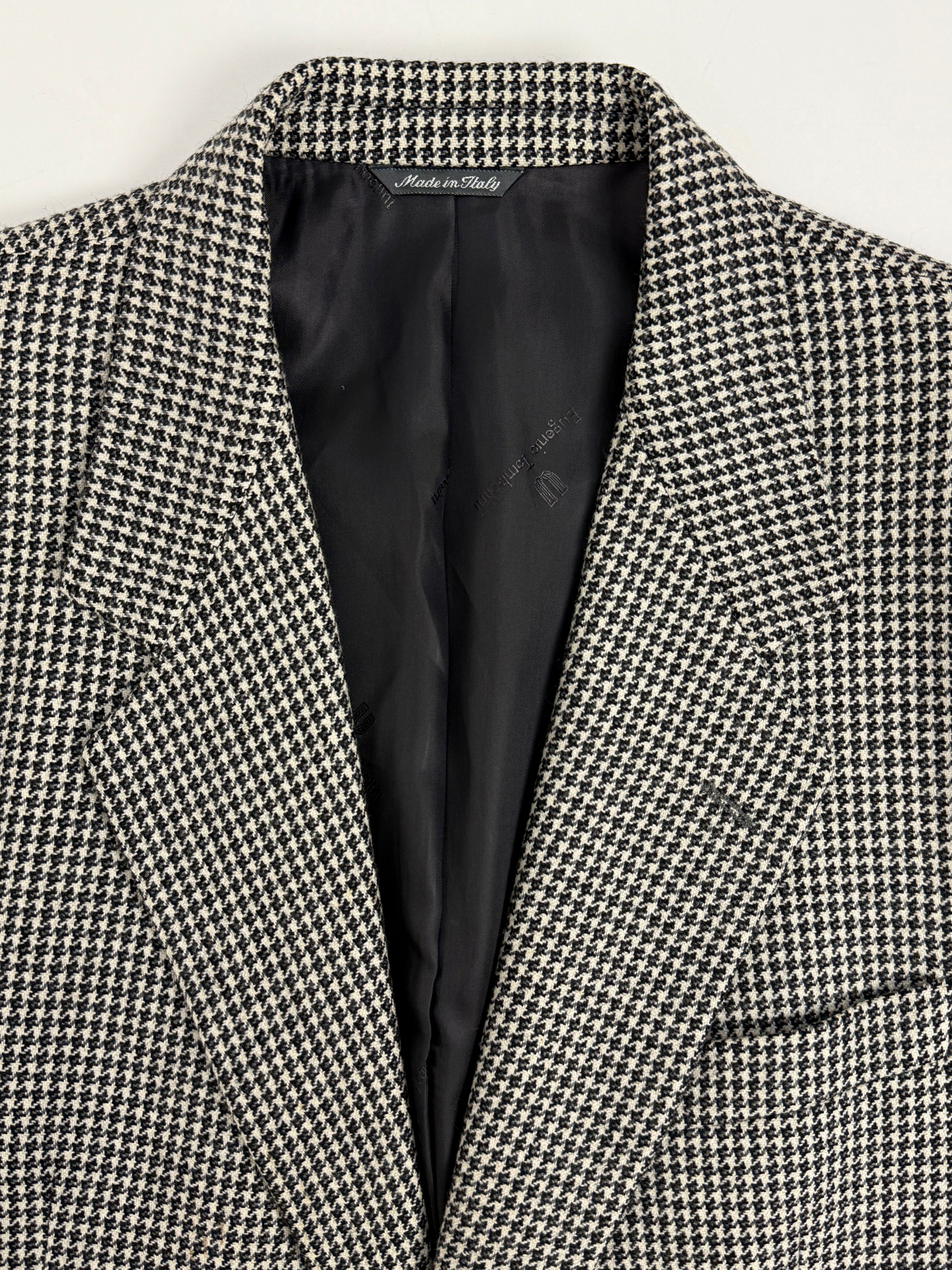 Giacca vintage Pied de Poule in Lana & Cashmere