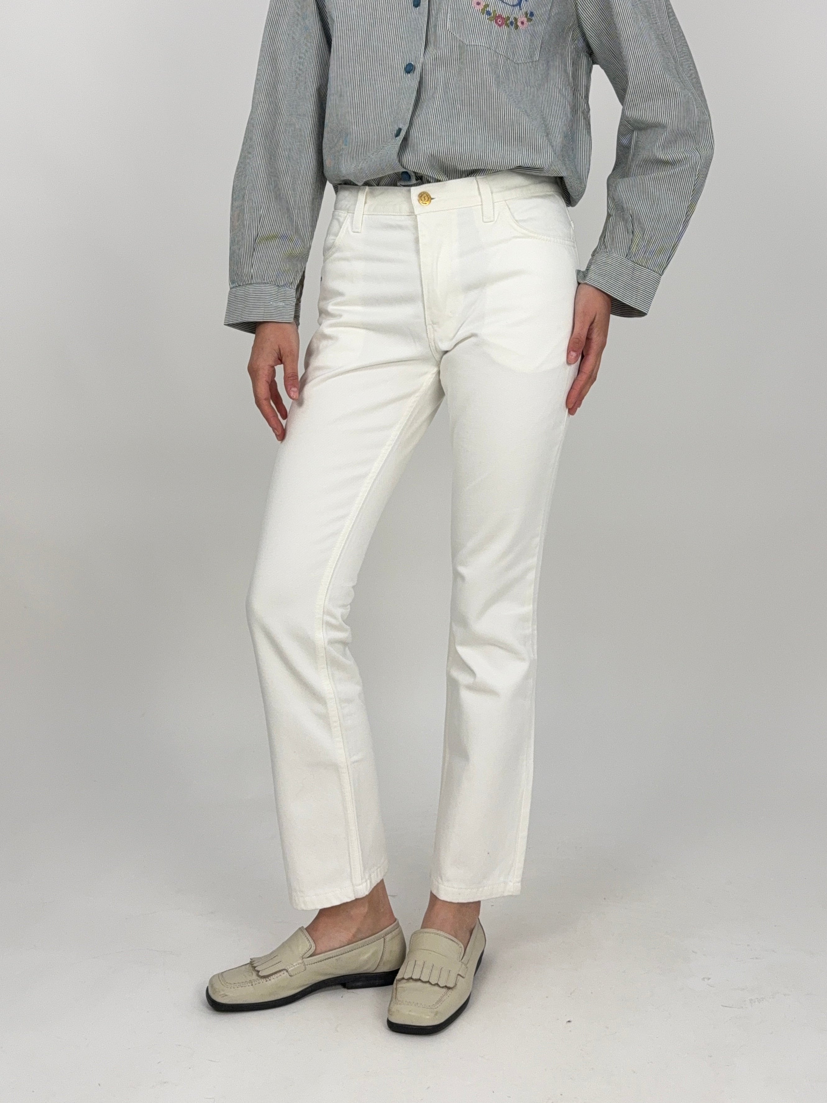 Jeans Yves Saint Laurent - Bootleg bianchi