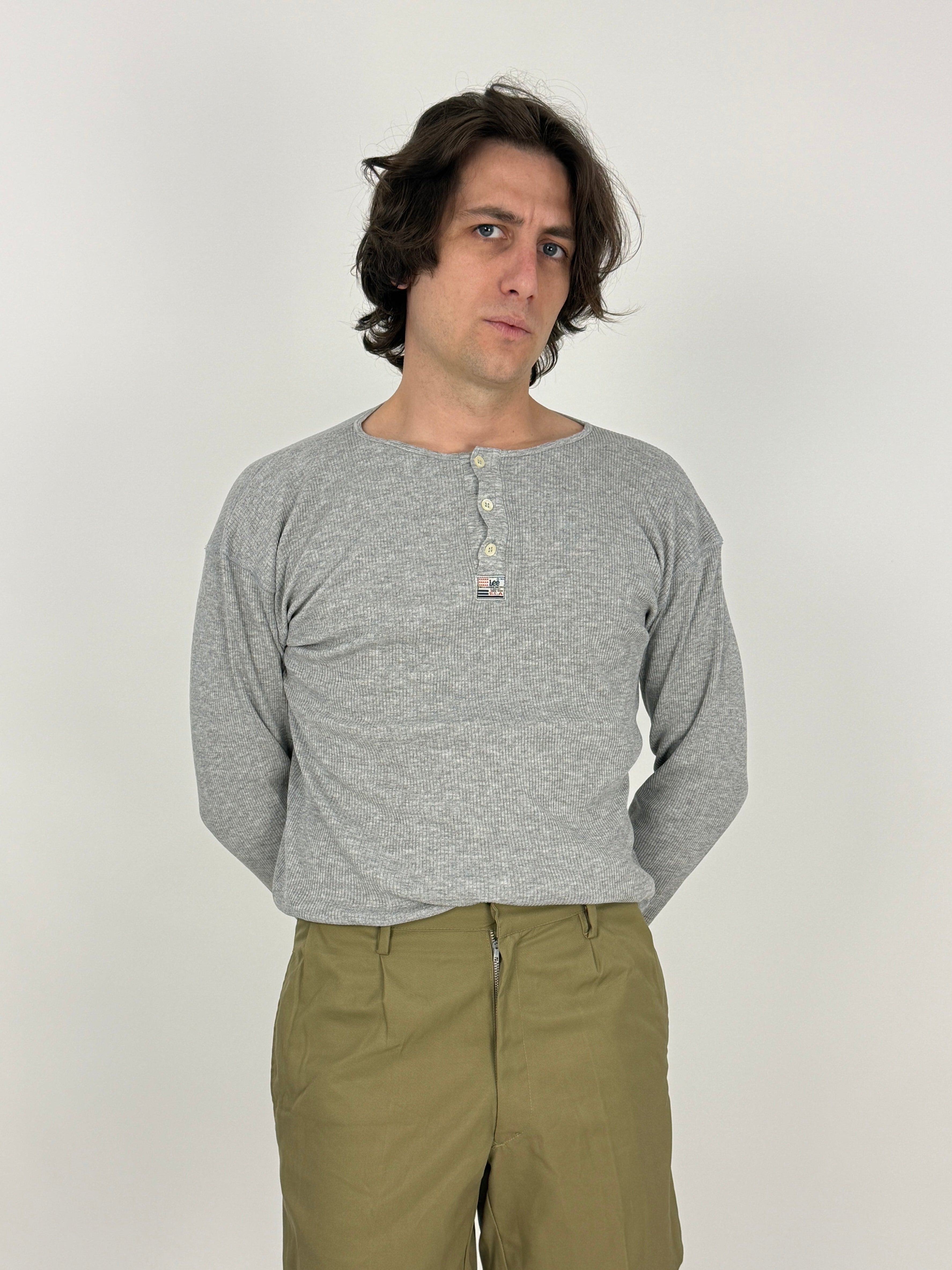 Maglia Serafino LEE U.S.A. a Coste Anni '70 - Taglia M