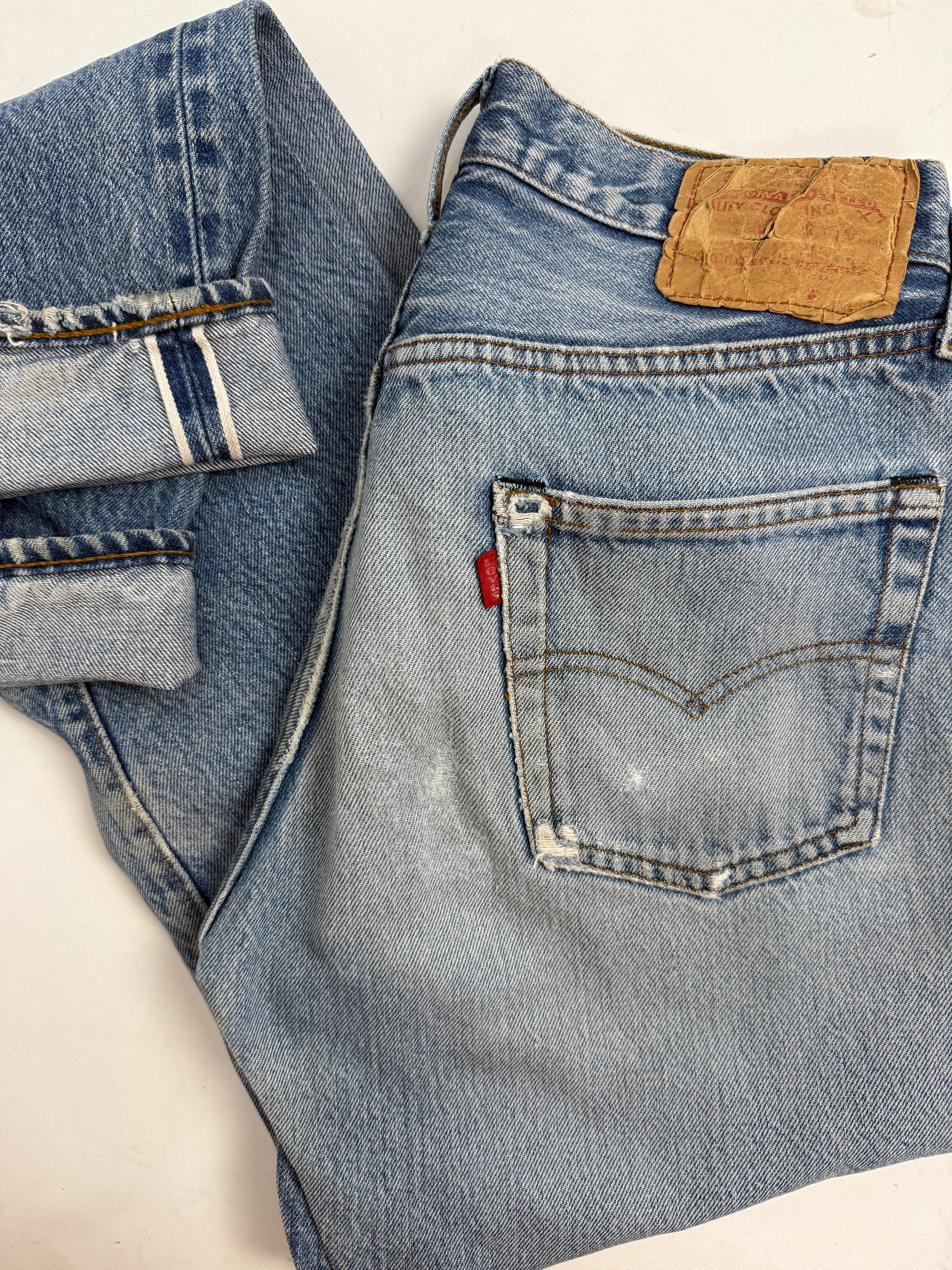 Jeans Levi's 501 Redline Selvedge Vintage Anni '70/'80 Made in USA